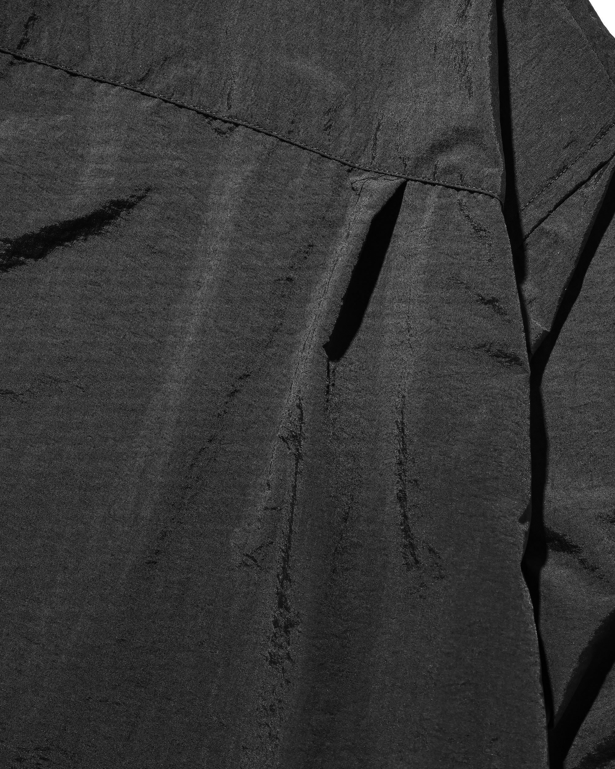 【10.15 WED 20:00- IN STOCK】WATER REPELLENT NYLON CITY UNIFORM L/S PULLOVER SHIRT FOR YGM (BLACK×BLACK)
