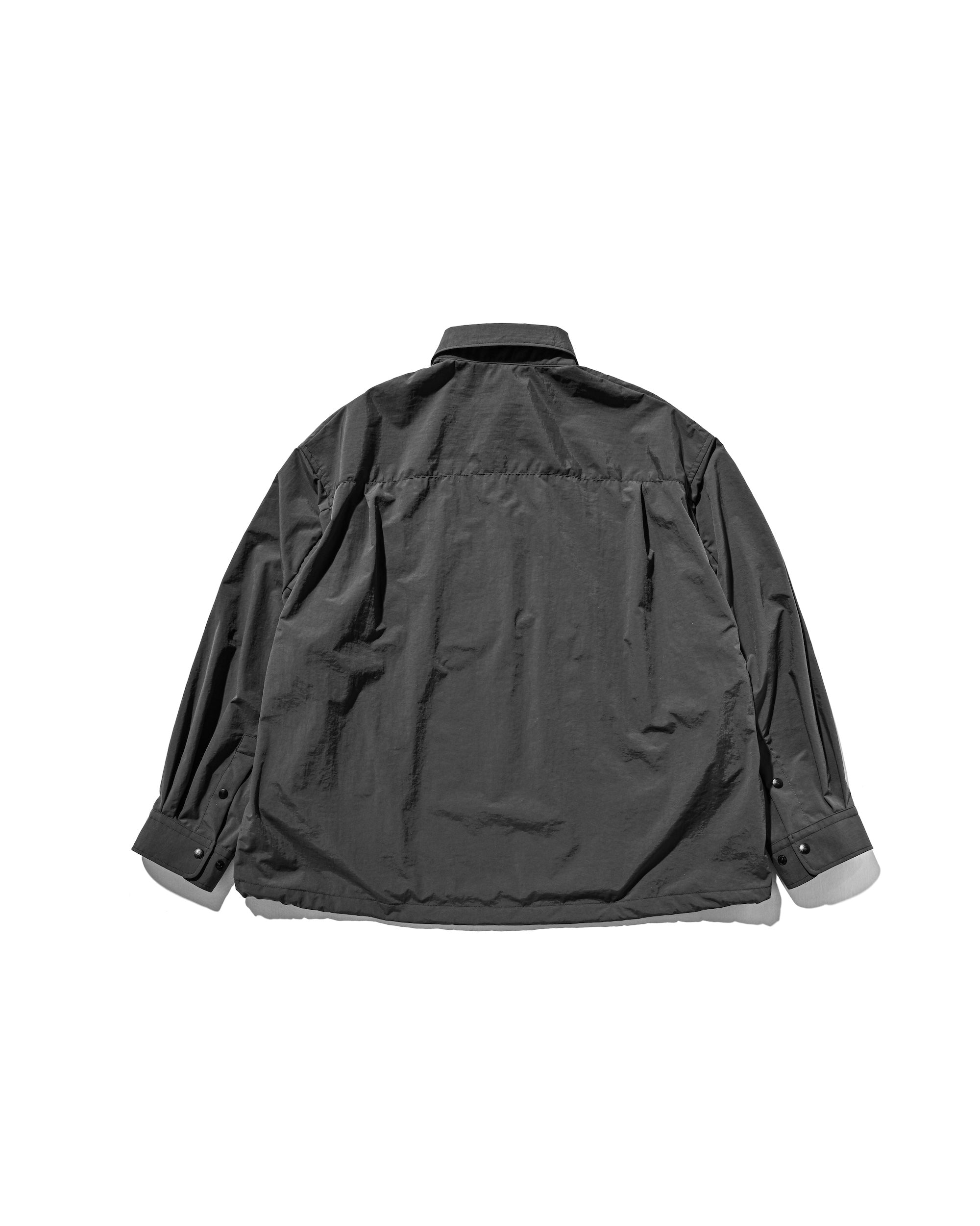 【10.15 WED 20:00- IN STOCK】WATER REPELLENT NYLON CITY UNIFORM L/S PULLOVER SHIRT FOR YGM (GRAY×GRAY)