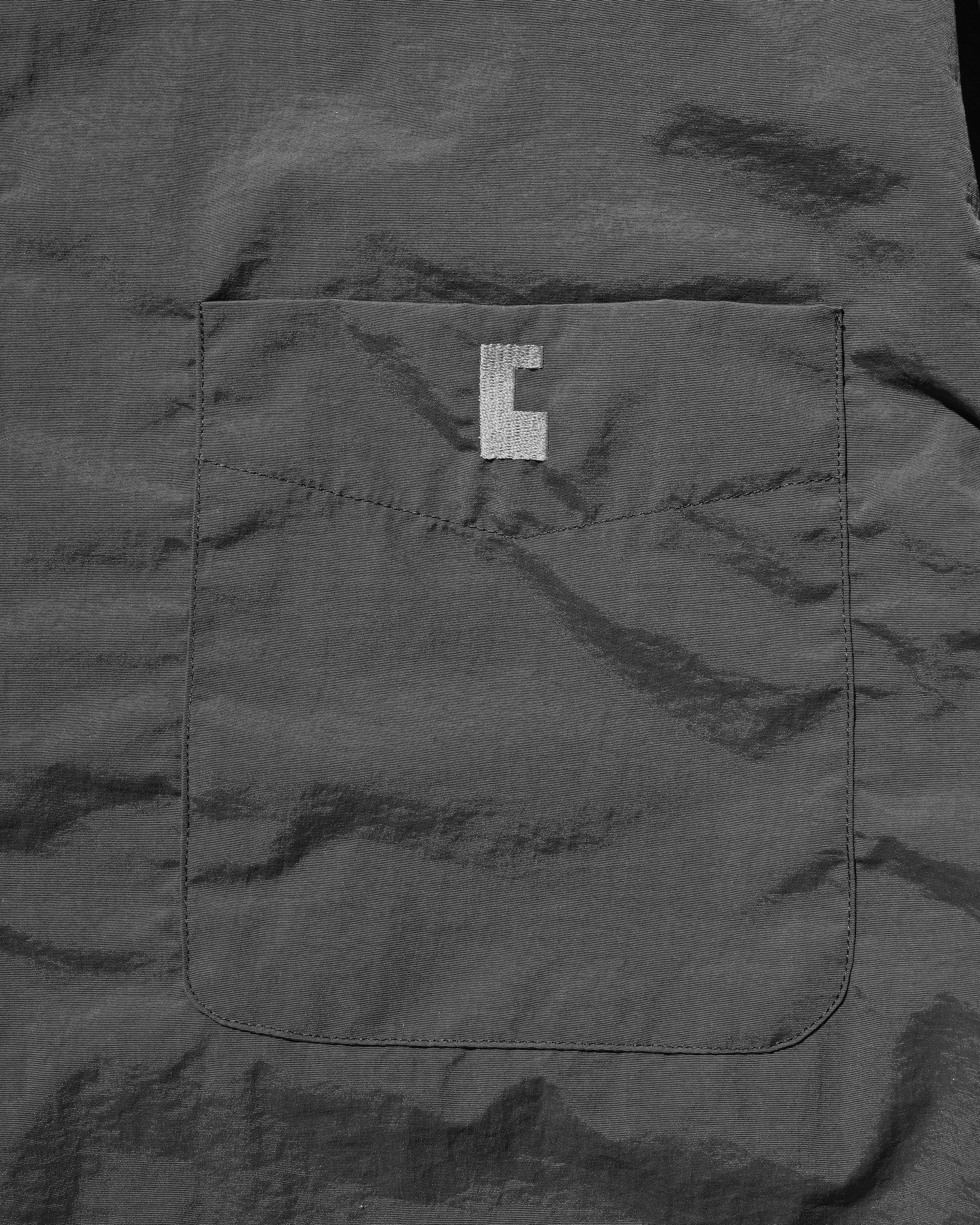 【10.15 WED 20:00- IN STOCK】WATER REPELLENT NYLON CITY UNIFORM L/S PULLOVER SHIRT FOR YGM (GRAY×GRAY)