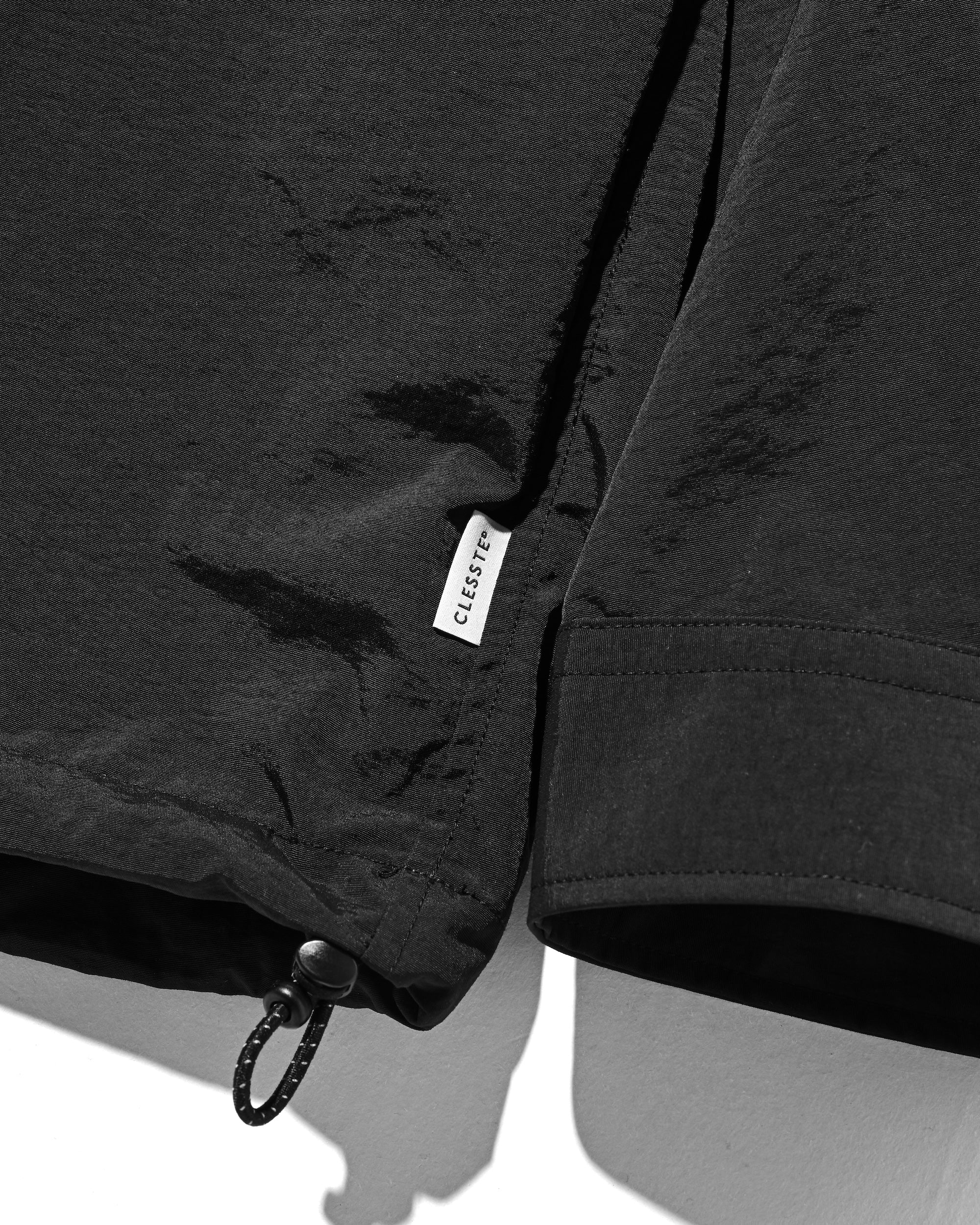 【10.15 WED 20:00- IN STOCK】WATER REPELLENT NYLON CITY UNIFORM L/S PULLOVER SHIRT FOR YGM (BLACK×BLACK)