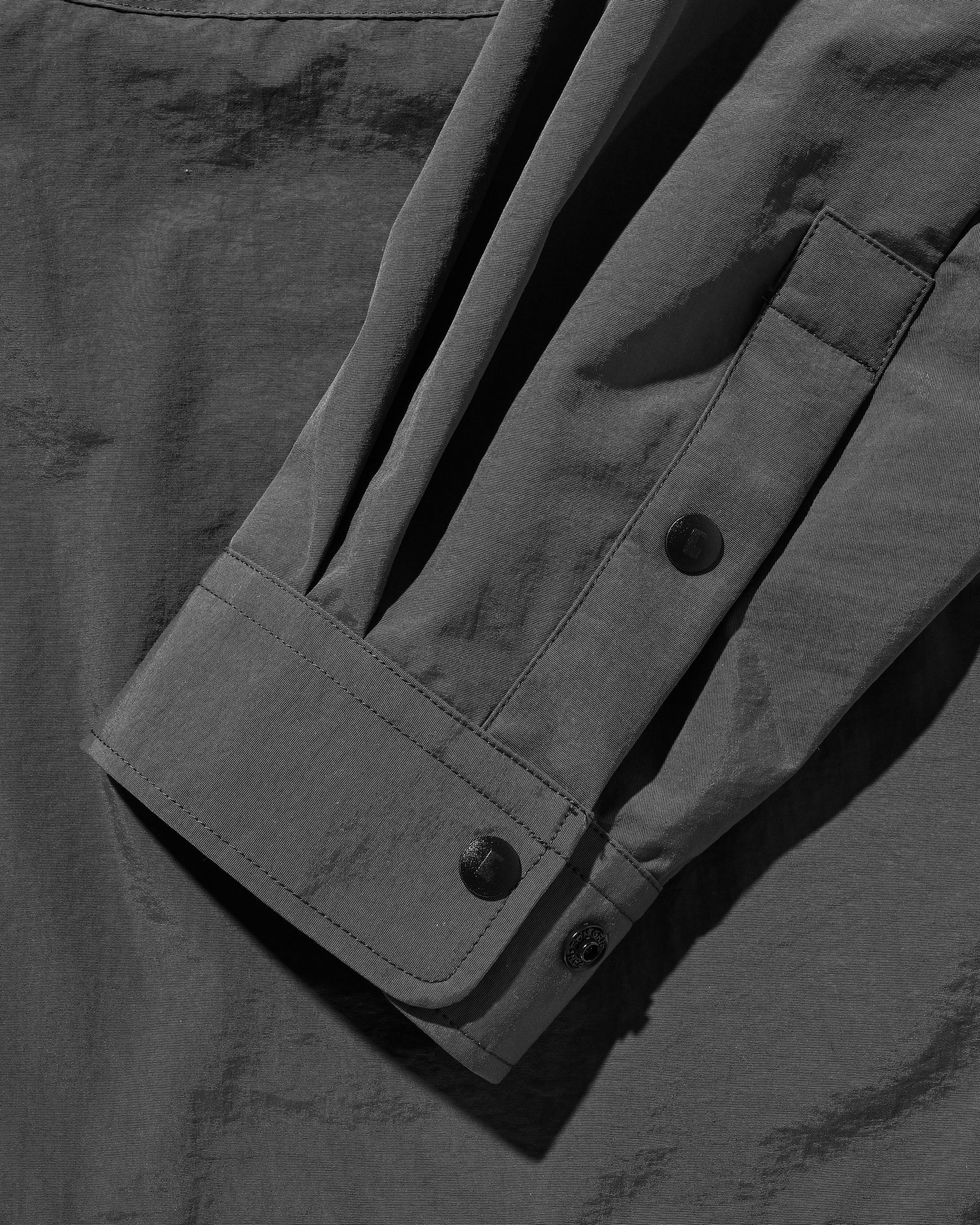 【10.15 WED 20:00- IN STOCK】WATER REPELLENT NYLON CITY UNIFORM L/S PULLOVER SHIRT FOR YGM (GRAY×GRAY)