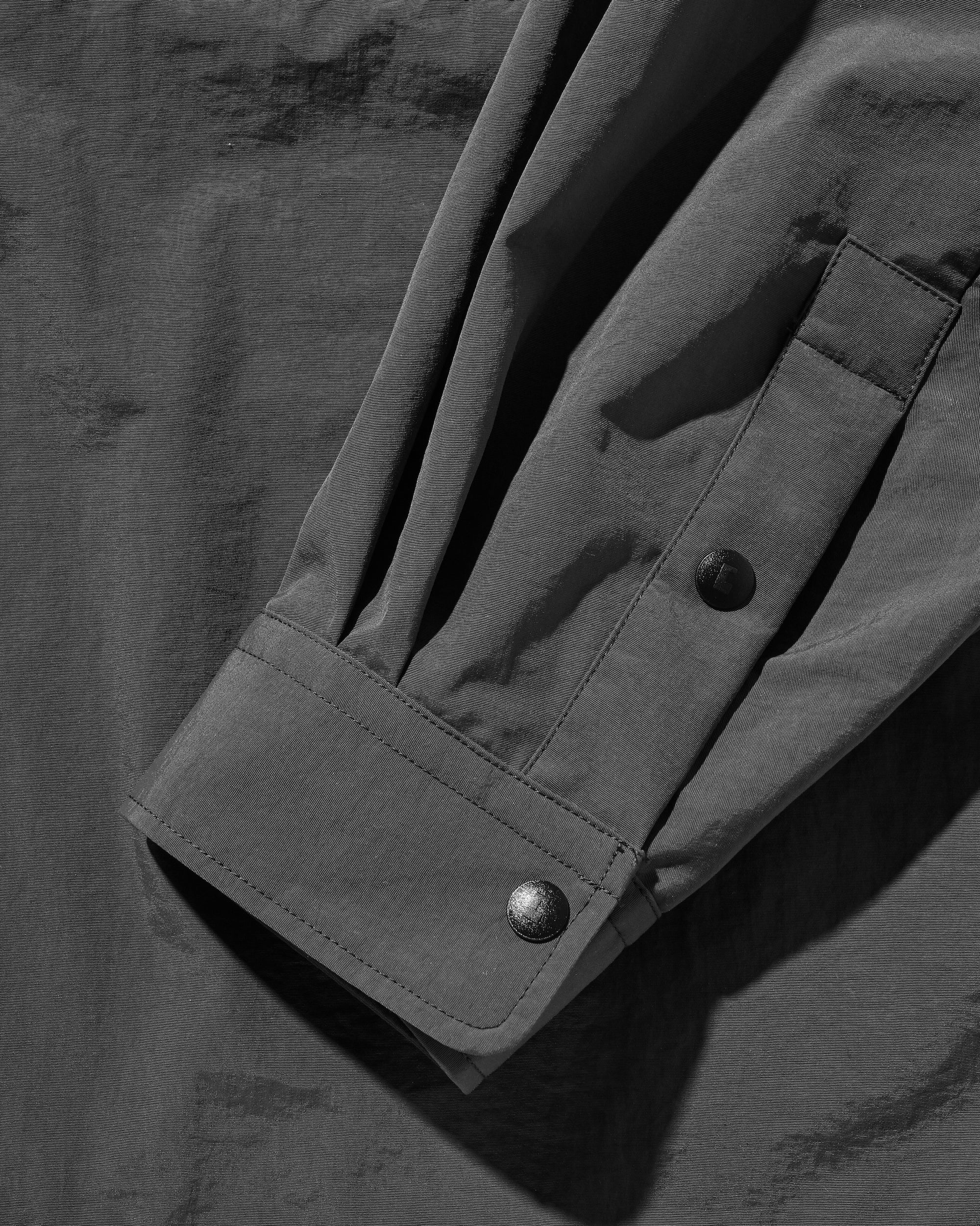 【10.15 WED 20:00- IN STOCK】WATER REPELLENT NYLON CITY UNIFORM L/S PULLOVER SHIRT FOR YGM (GRAY×GRAY)