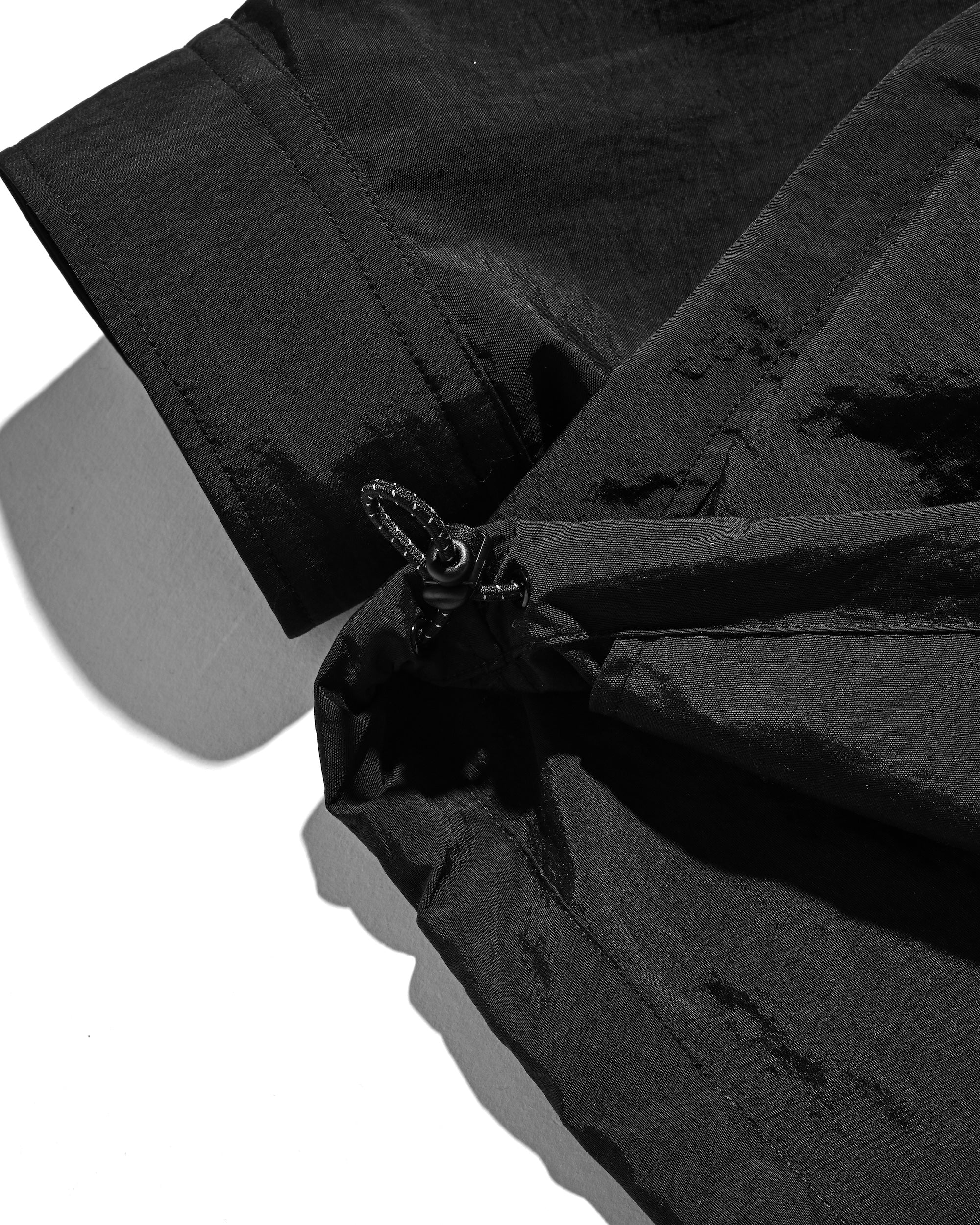 【10.15 WED 20:00- IN STOCK】WATER REPELLENT NYLON CITY UNIFORM L/S PULLOVER SHIRT FOR YGM (BLACK×BLACK)