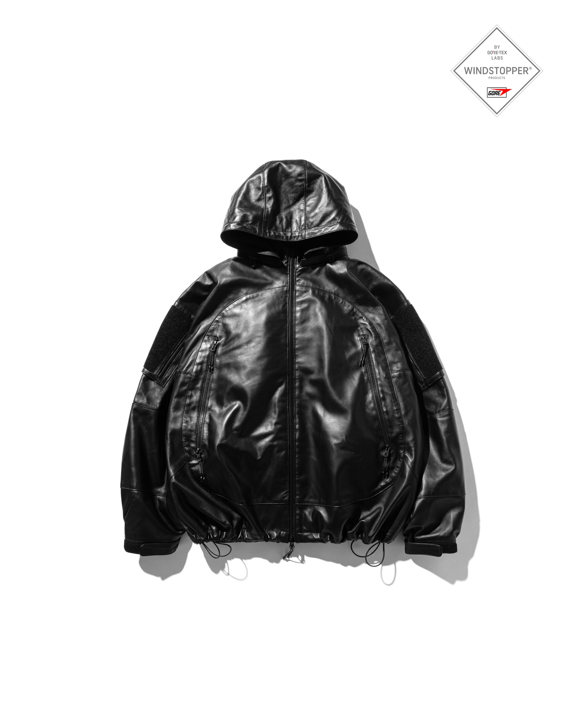 +phenix WINDSTOPPER® by GORE-TEX LABS LEATHER CITY MILITARY JACKET