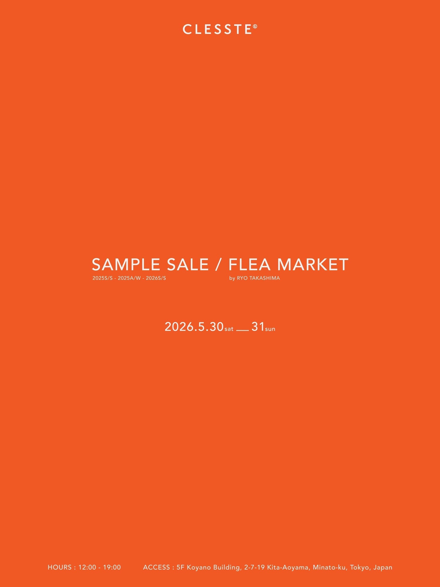 SAMPLE SALE & FLEA MARKET