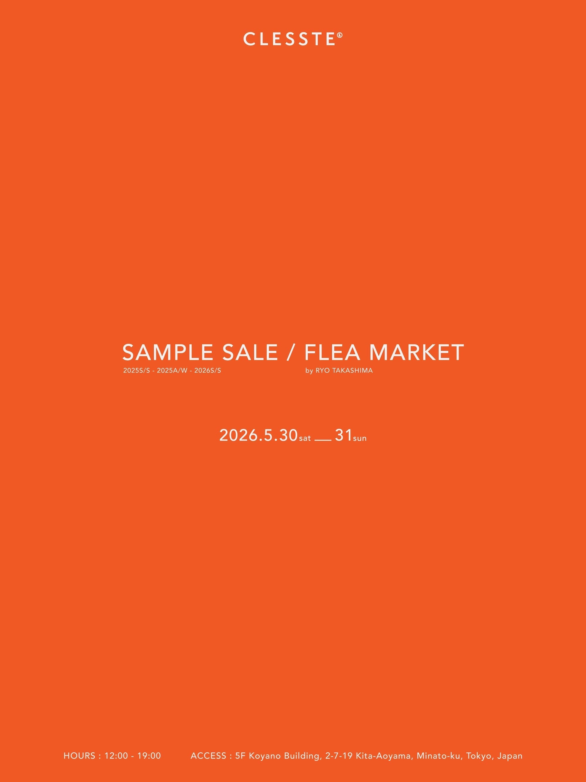 SAMPLE SALE & FLEA MARKET