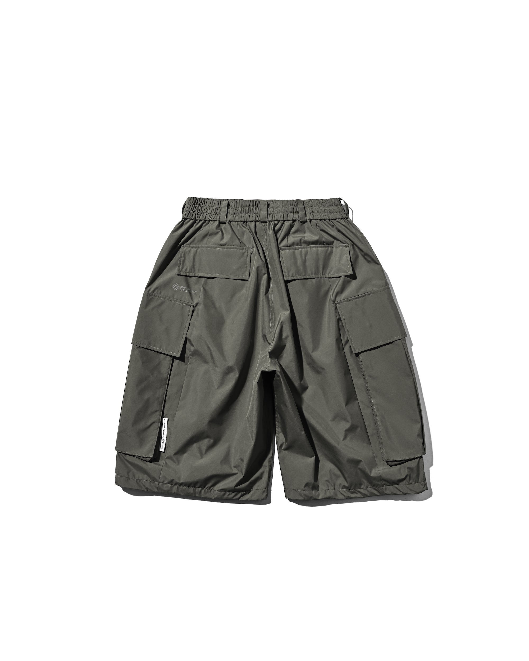 【5.6 WED 20:00- IN STOCK】+PHENIX WINDSTOPPER® BY GORE-TEX LABS CITY MEGA POCKET BALLOON CARGO HALF PANTS (ASPHALT GRAY)