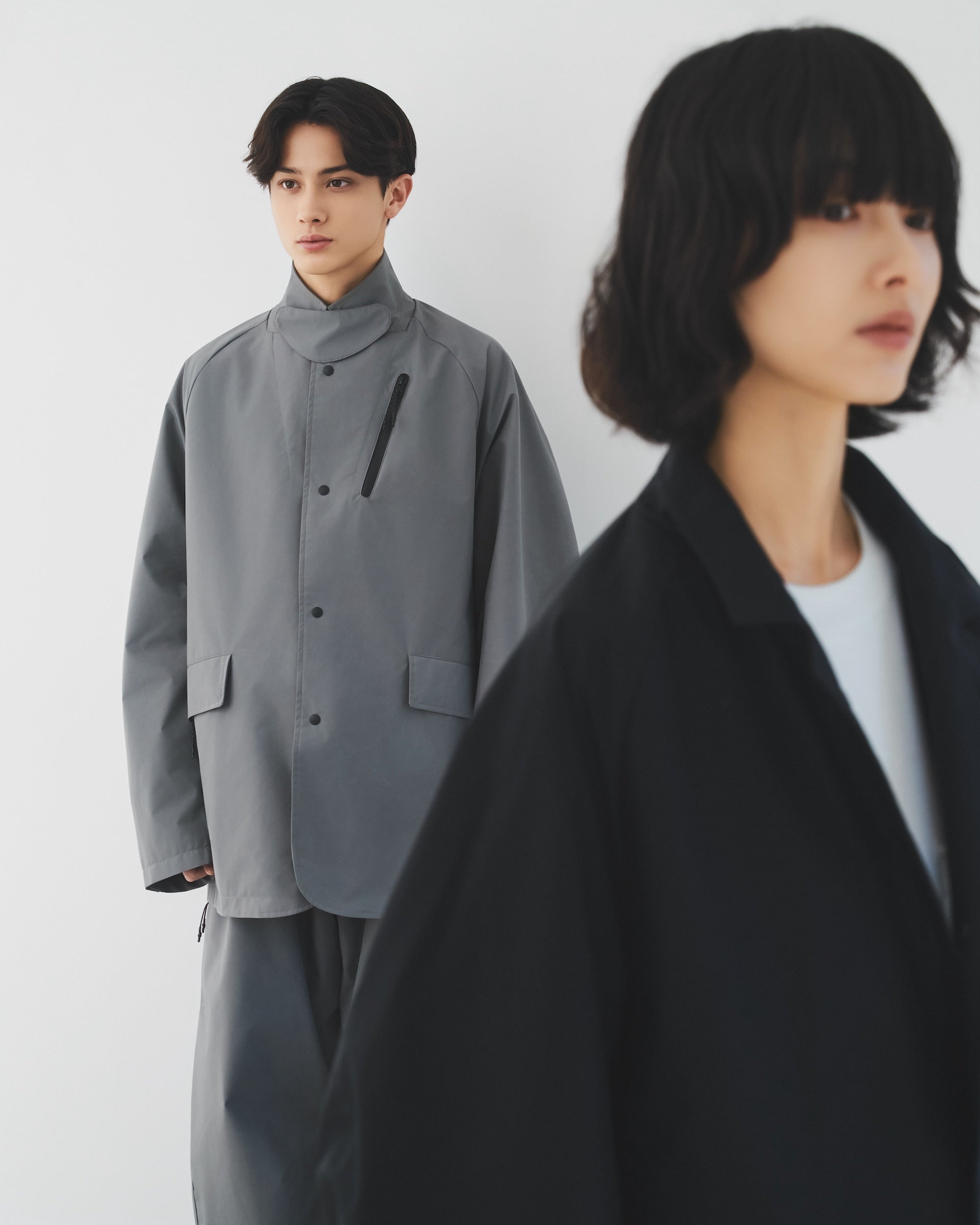 【1.31 SAT 20:00- IN STOCK】+phenix WINDSTOPPER® by GORE-TEX LABS ACTIVE CITY STORAGE JACKET (CHARCOAL GRAY)