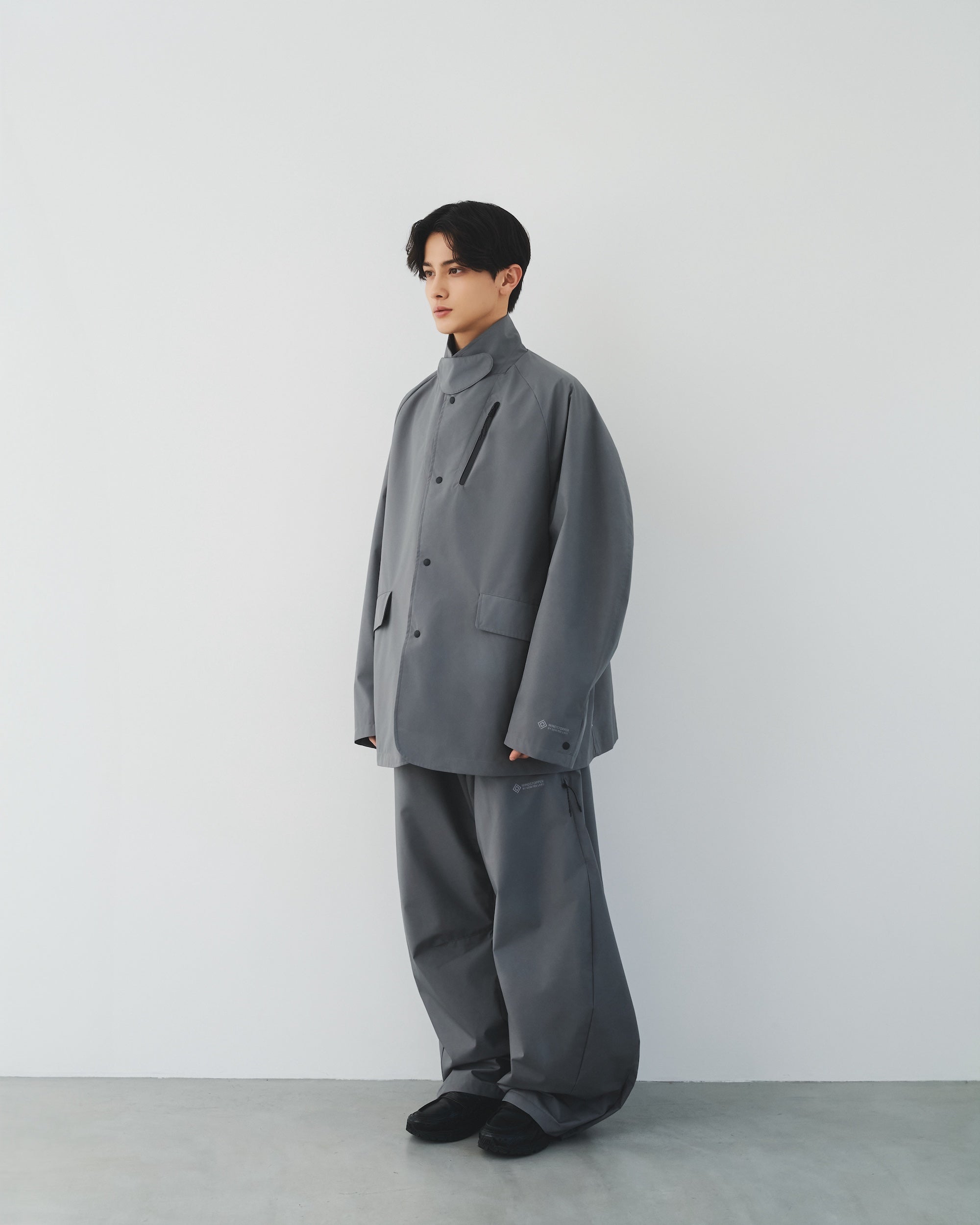 や*ぼ様 『別注』+phenixWINDSTOPPERGORE-TEX LABS phenix WINDSTOPPER® by GORE-TEX LABS CITY SIDEWINDER JACKET (CHARCOAL