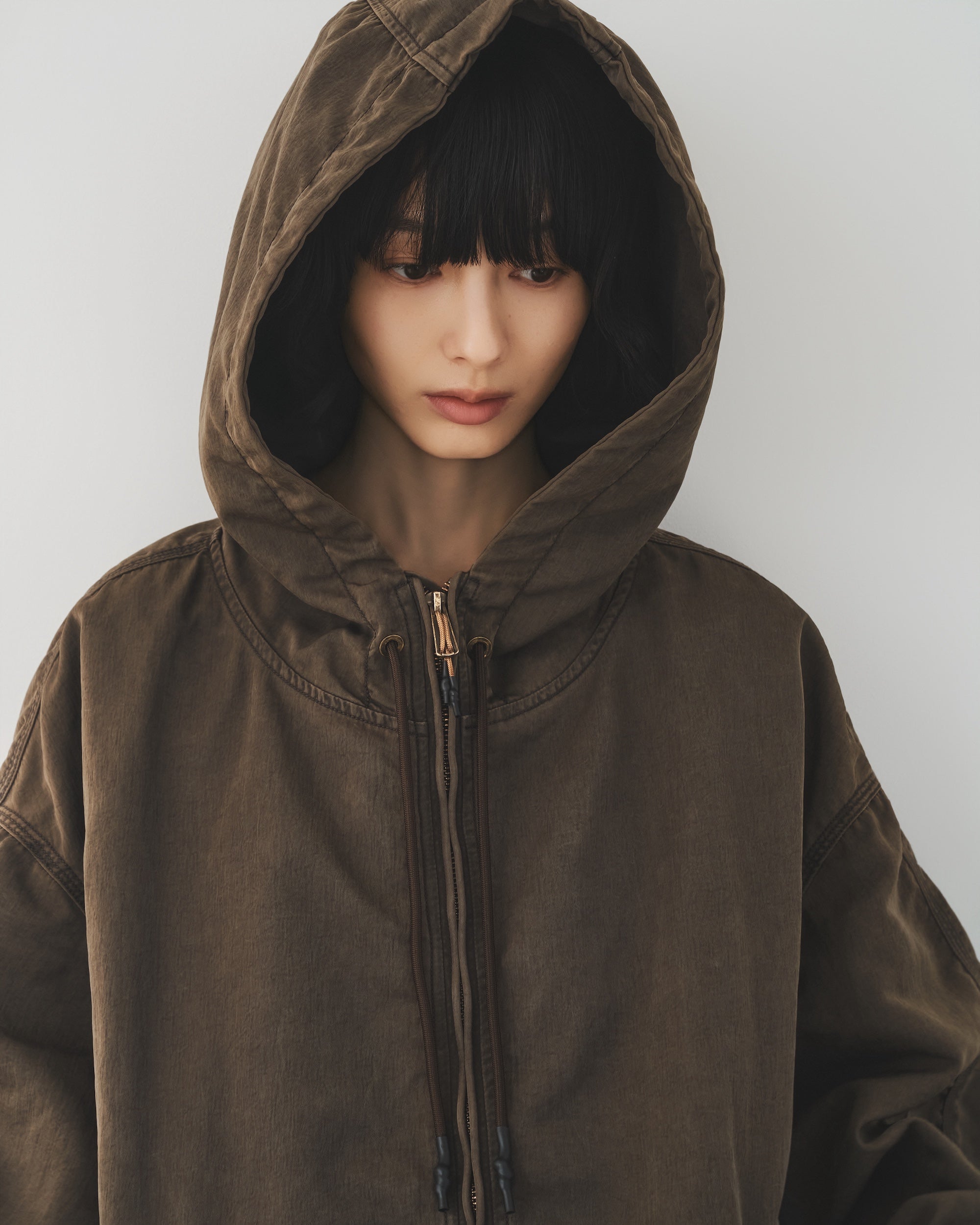 【2.7 SAT 20:00- IN STOCK】FADED FINISH NYLON CITY ACTIVE JACKET (FADE BROWN)