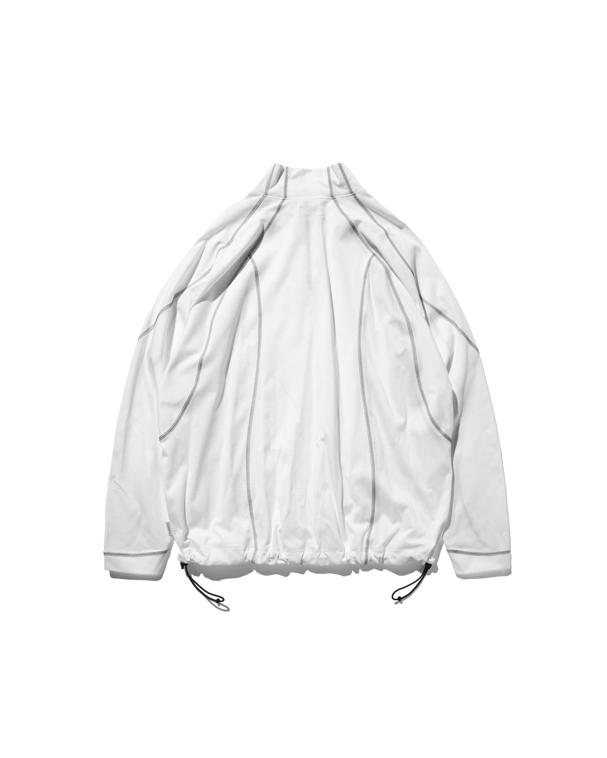 FUTURE HALF ZIP L/S T-SHIRT WITH DRAWSTRINGS