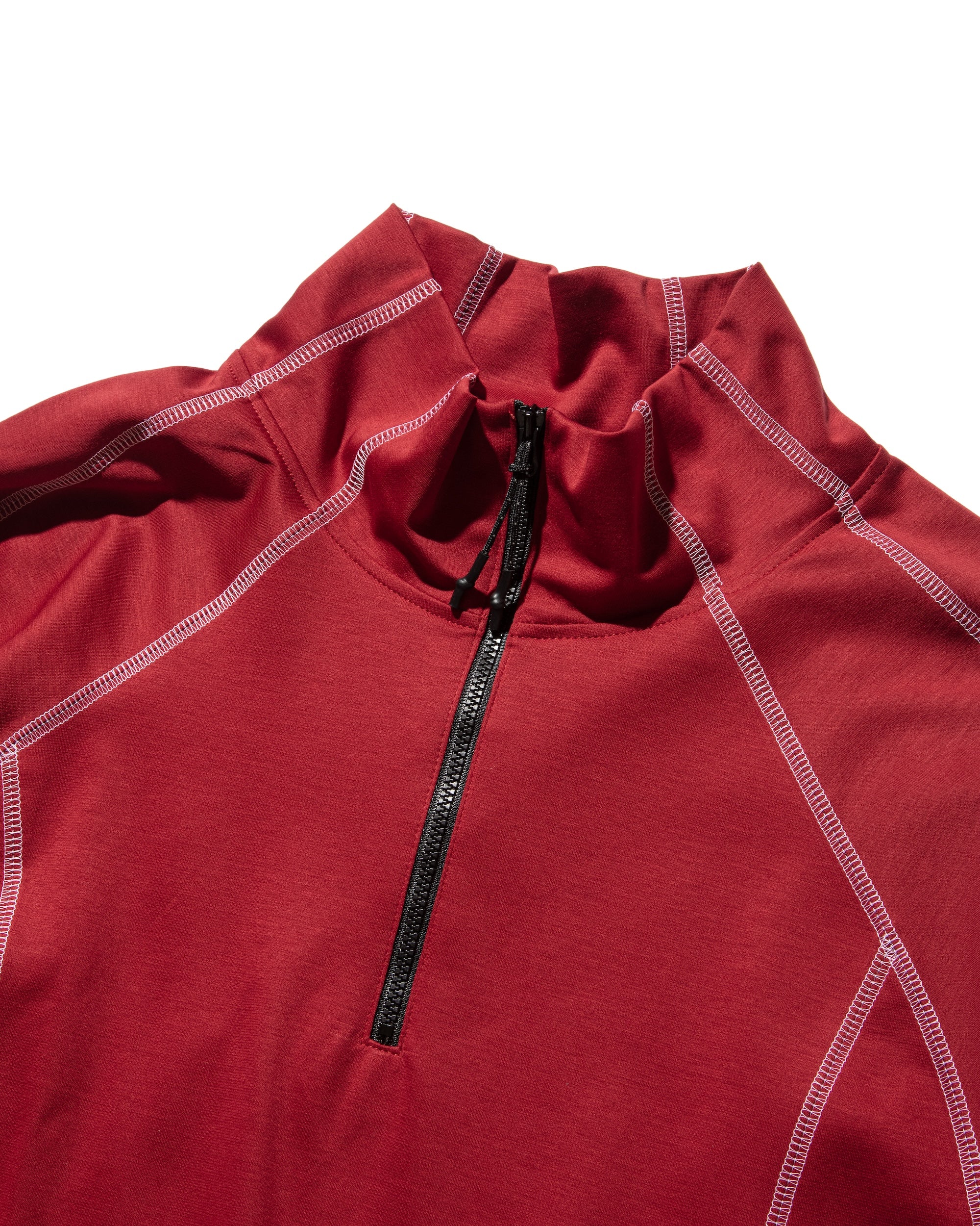 FUTURE HALF ZIP L/S T-SHIRT WITH DRAWSTRINGS