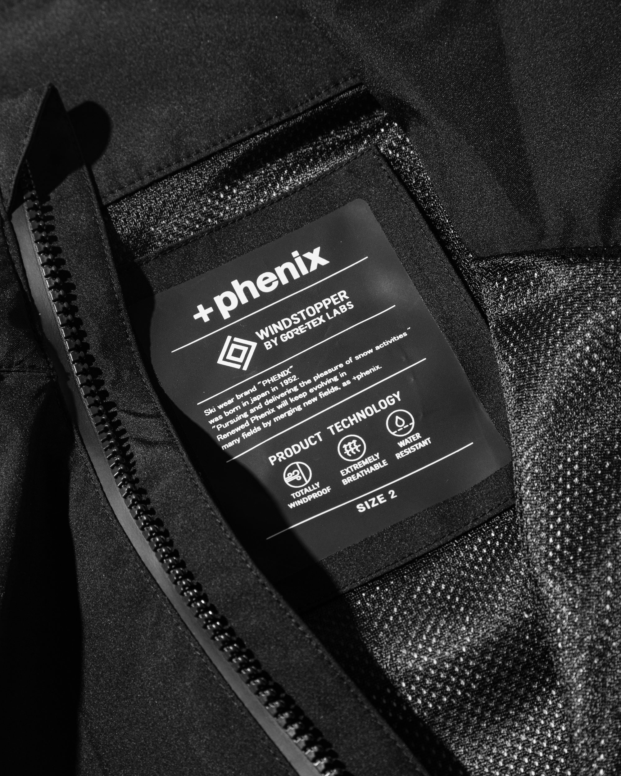 +phenix WINDSTOPPER® by GORE-TEX LABS CITY SIDEWINDER JACKET