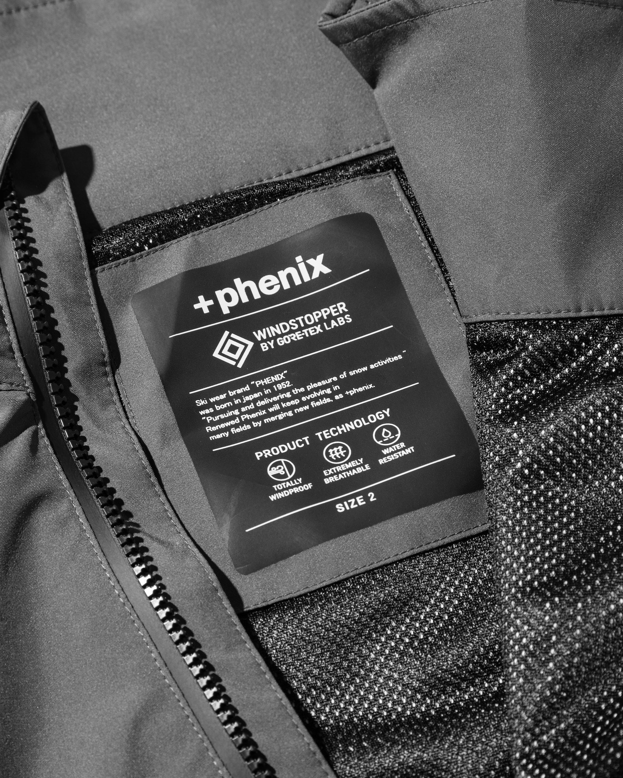 +phenix WINDSTOPPER® by GORE-TEX LABS CITY SIDEWINDER JACKET