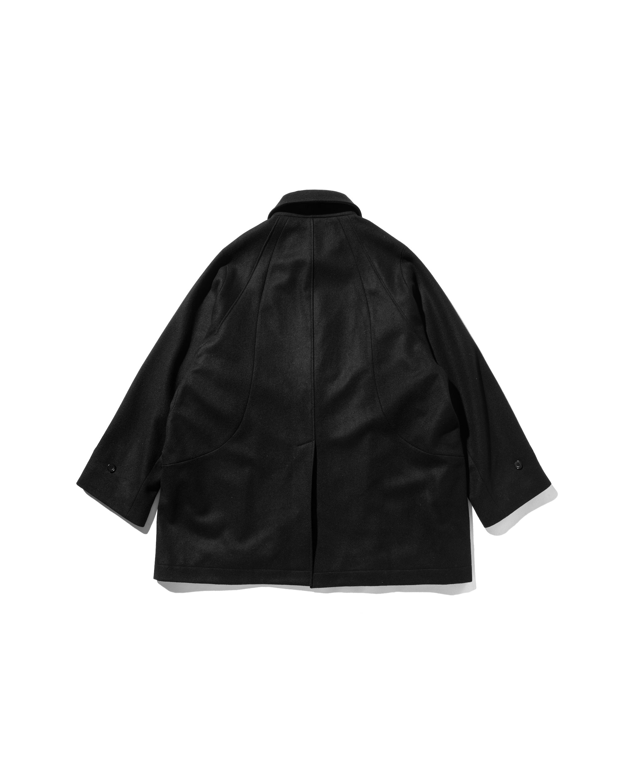 【12.11 WED 20:00- IN STOCK】WOOL MELTON BALMACAAN HALF COAT