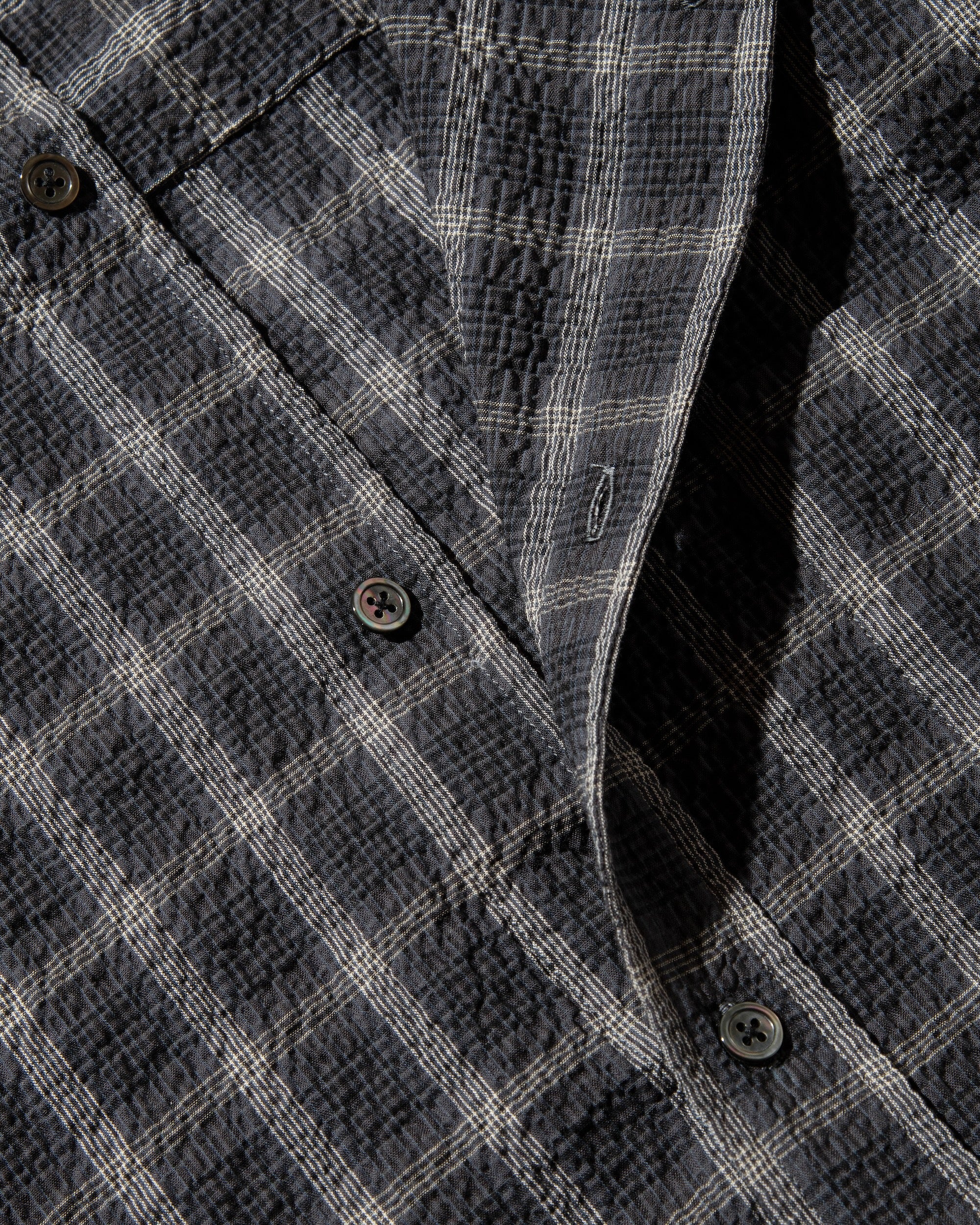 【6.25 WED 20:00- IN STOCK】PLAID SUCKER CLASSIC CITY S/S SHIRT (BLACK)