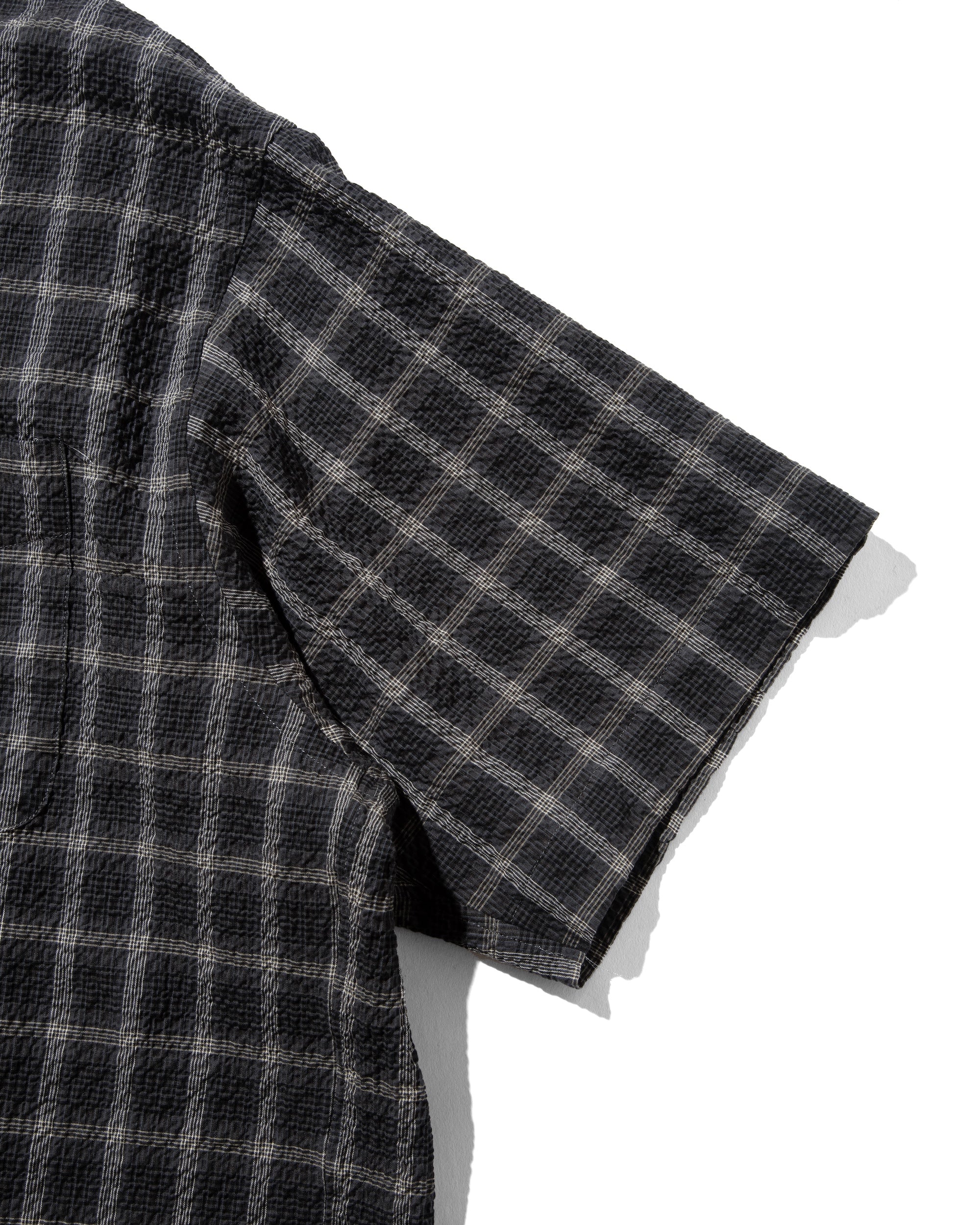 【6.25 WED 20:00- IN STOCK】PLAID SUCKER CLASSIC CITY S/S SHIRT (BLACK)