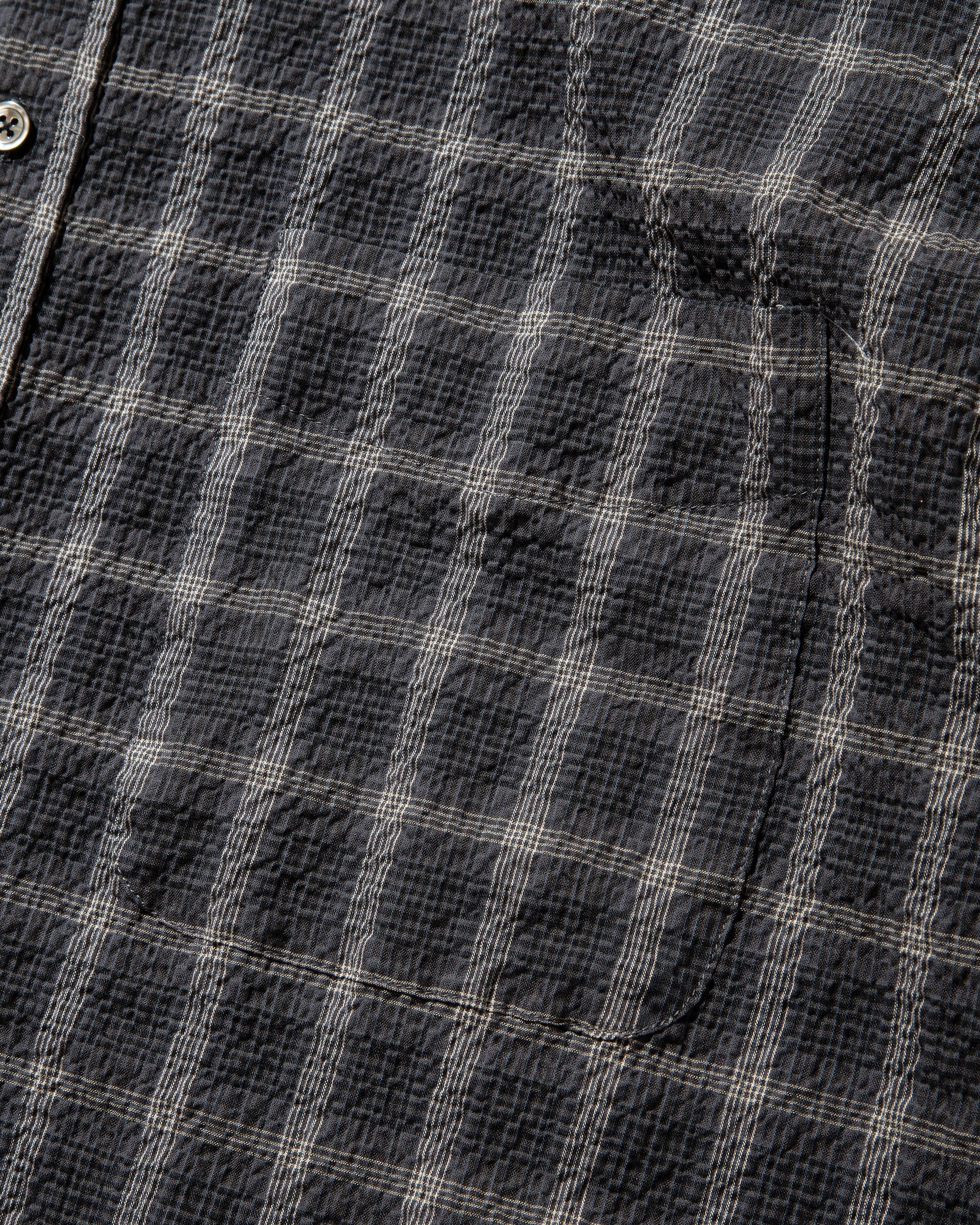 【6.25 WED 20:00- IN STOCK】PLAID SUCKER CLASSIC CITY S/S SHIRT (BLACK)