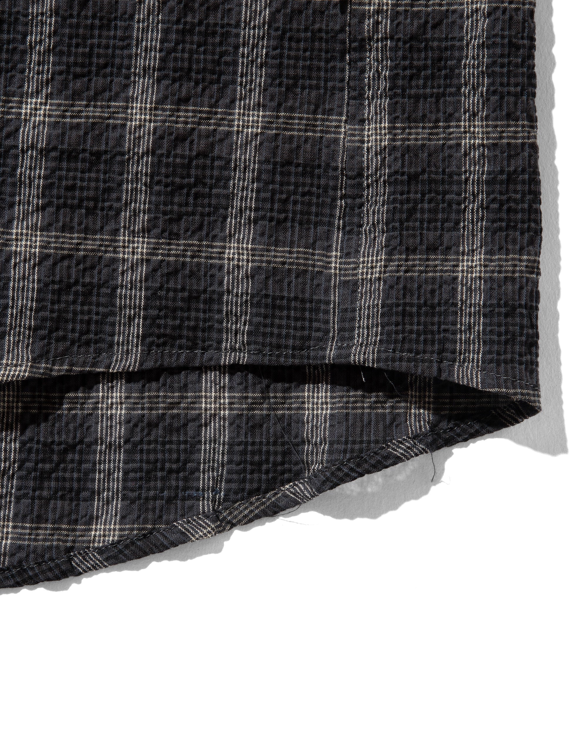 【6.25 WED 20:00- IN STOCK】PLAID SUCKER CLASSIC CITY S/S SHIRT (BLACK)