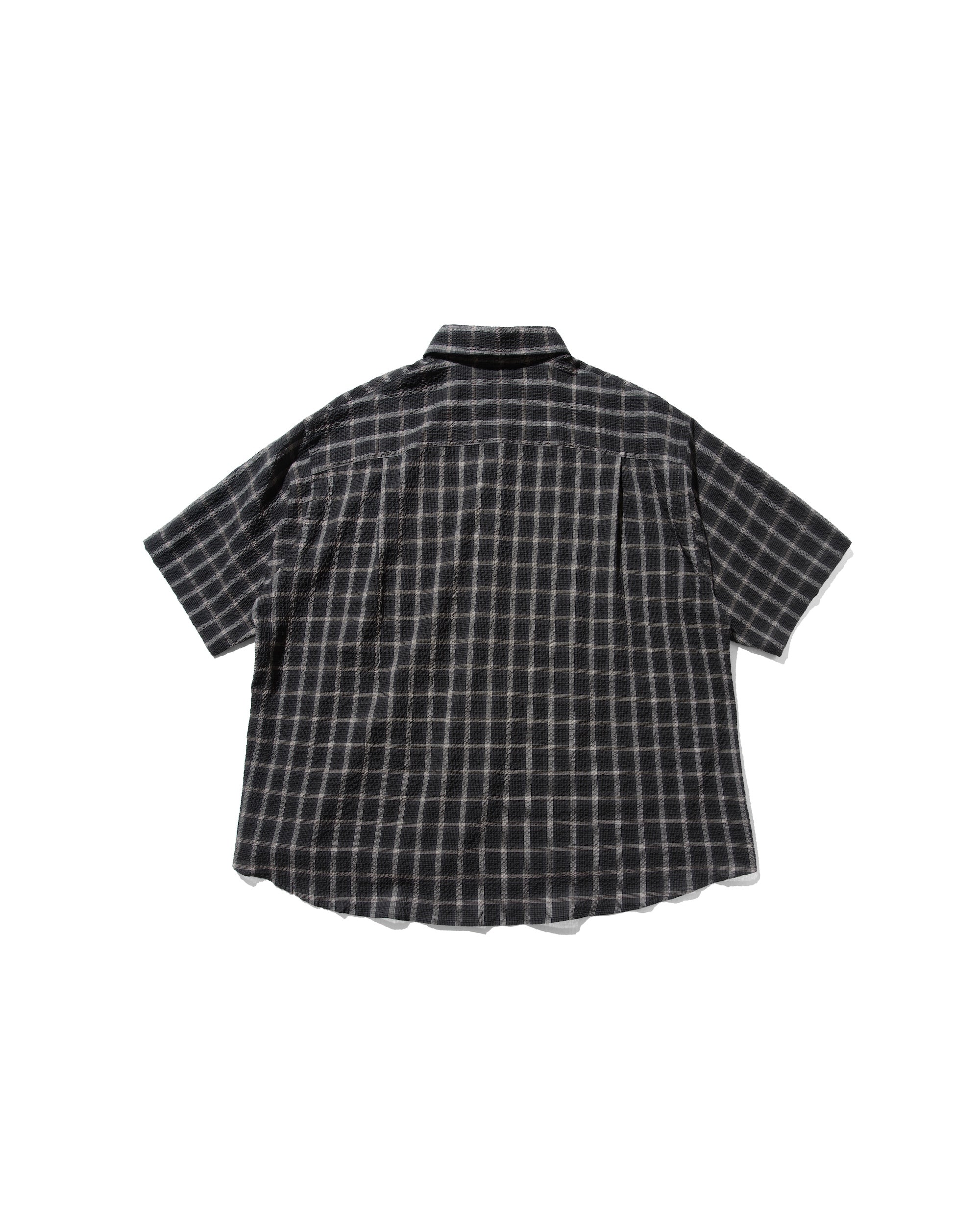 【6.25 WED 20:00- IN STOCK】PLAID SUCKER CLASSIC CITY S/S SHIRT (BLACK)