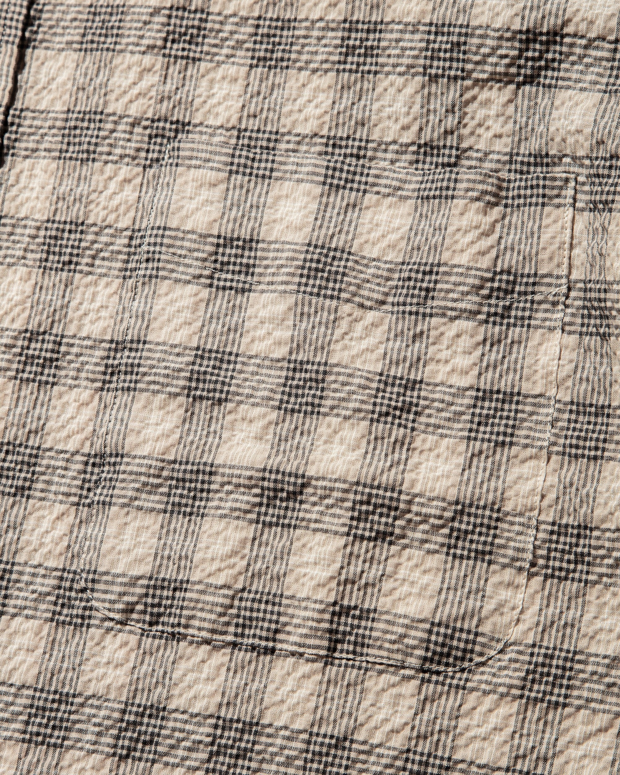 【6.25 WED 20:00- IN STOCK】PLAID SUCKER CLASSIC CITY S/S SHIRT (BEIGE)