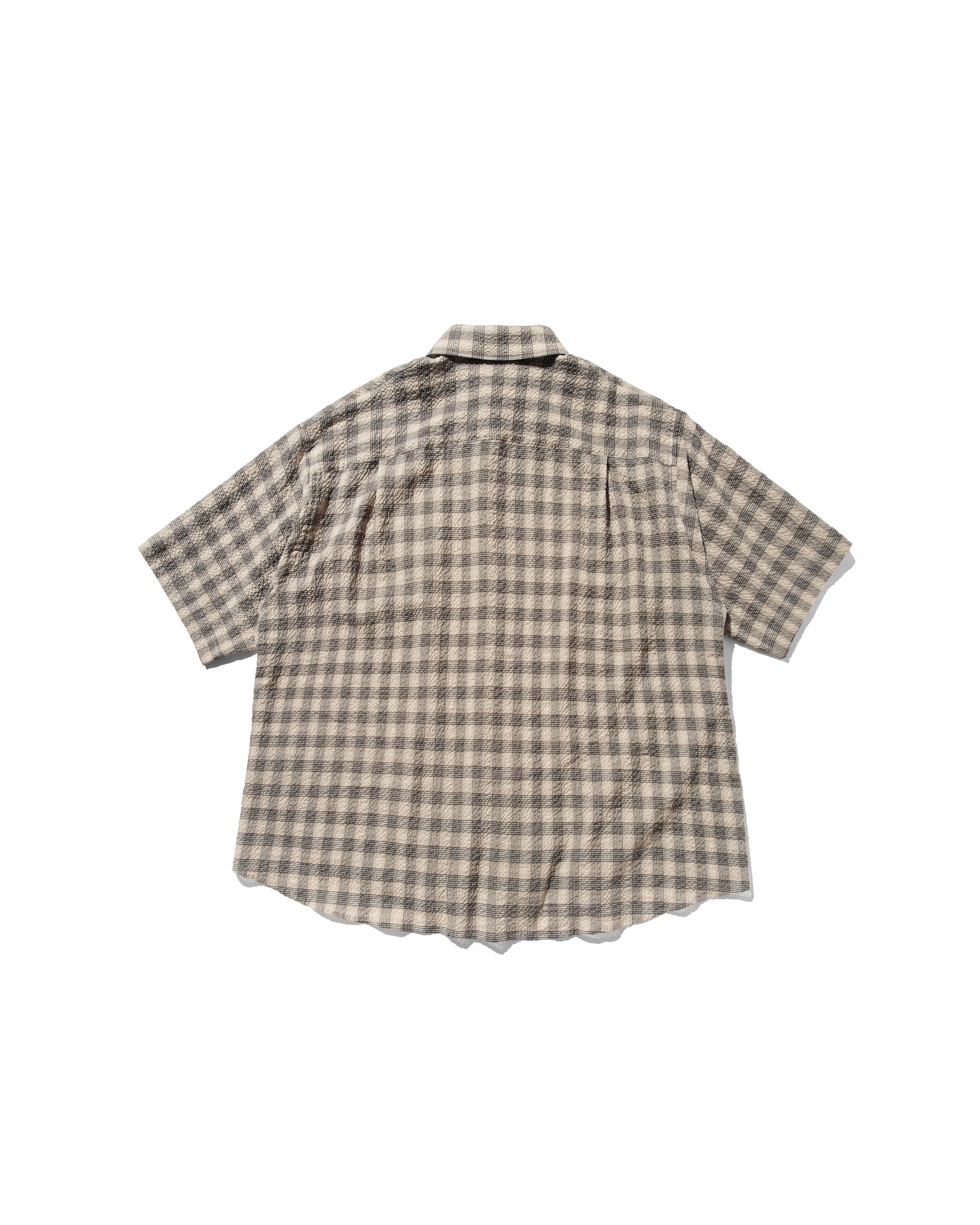 【6.25 WED 20:00- IN STOCK】PLAID SUCKER CLASSIC CITY S/S SHIRT (BEIGE)