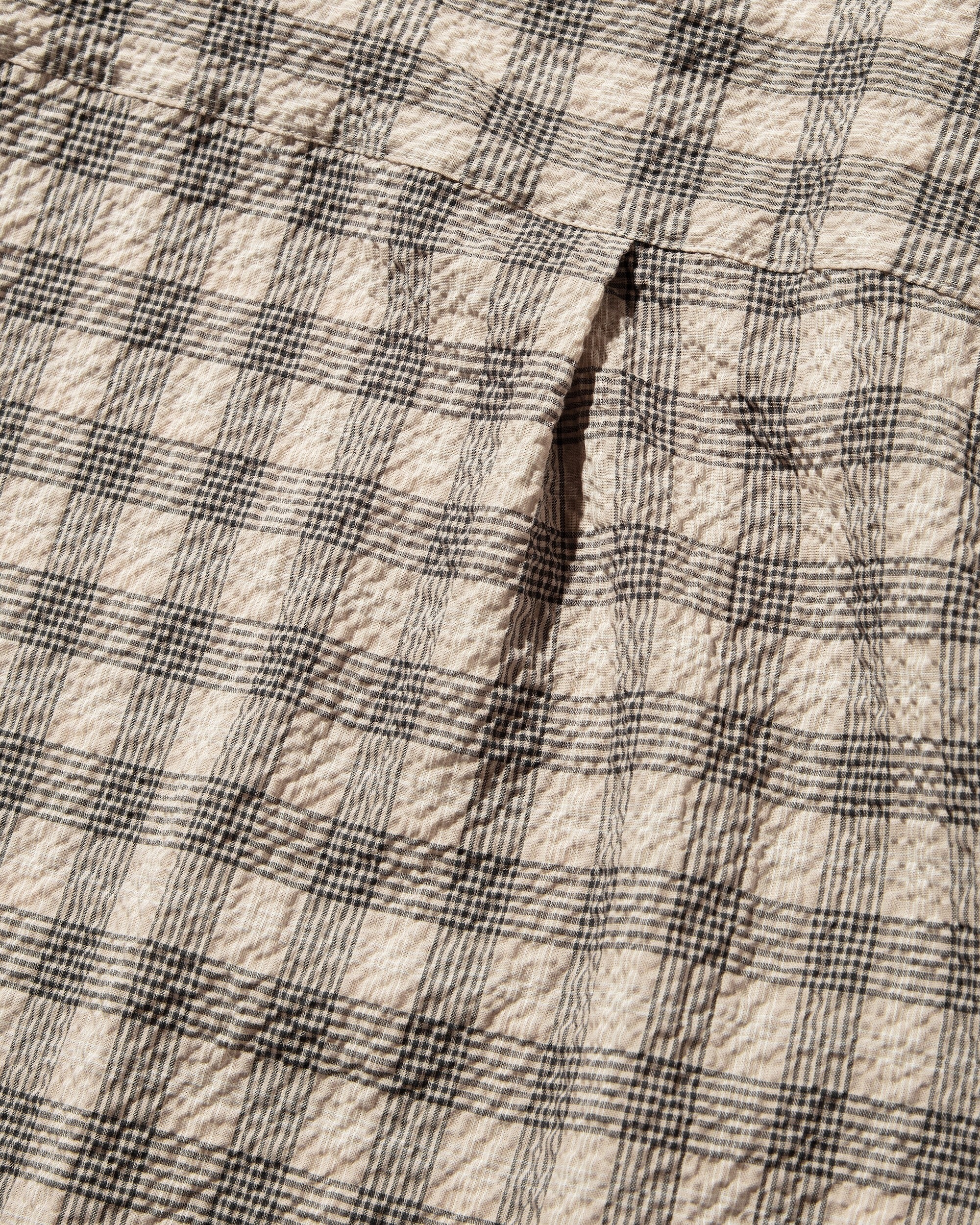 【6.25 WED 20:00- IN STOCK】PLAID SUCKER CLASSIC CITY S/S SHIRT (BEIGE)