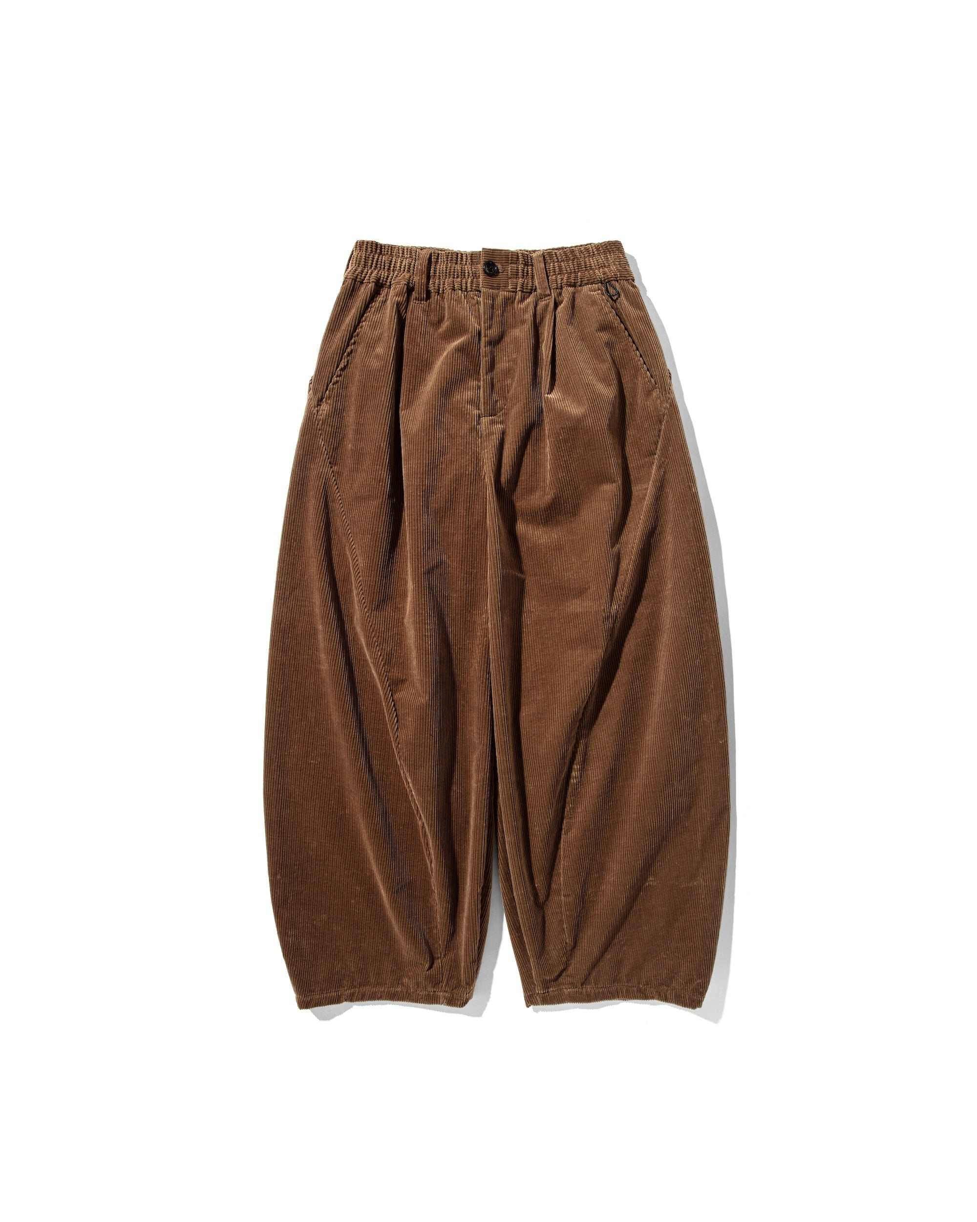 WOOL CORDUROY MASSIVE TWISTED PANTS