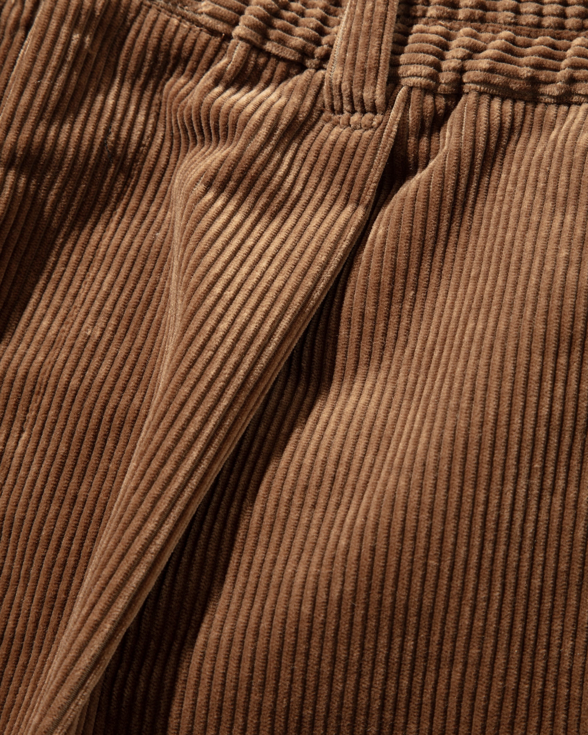 WOOL CORDUROY MASSIVE TWISTED PANTS