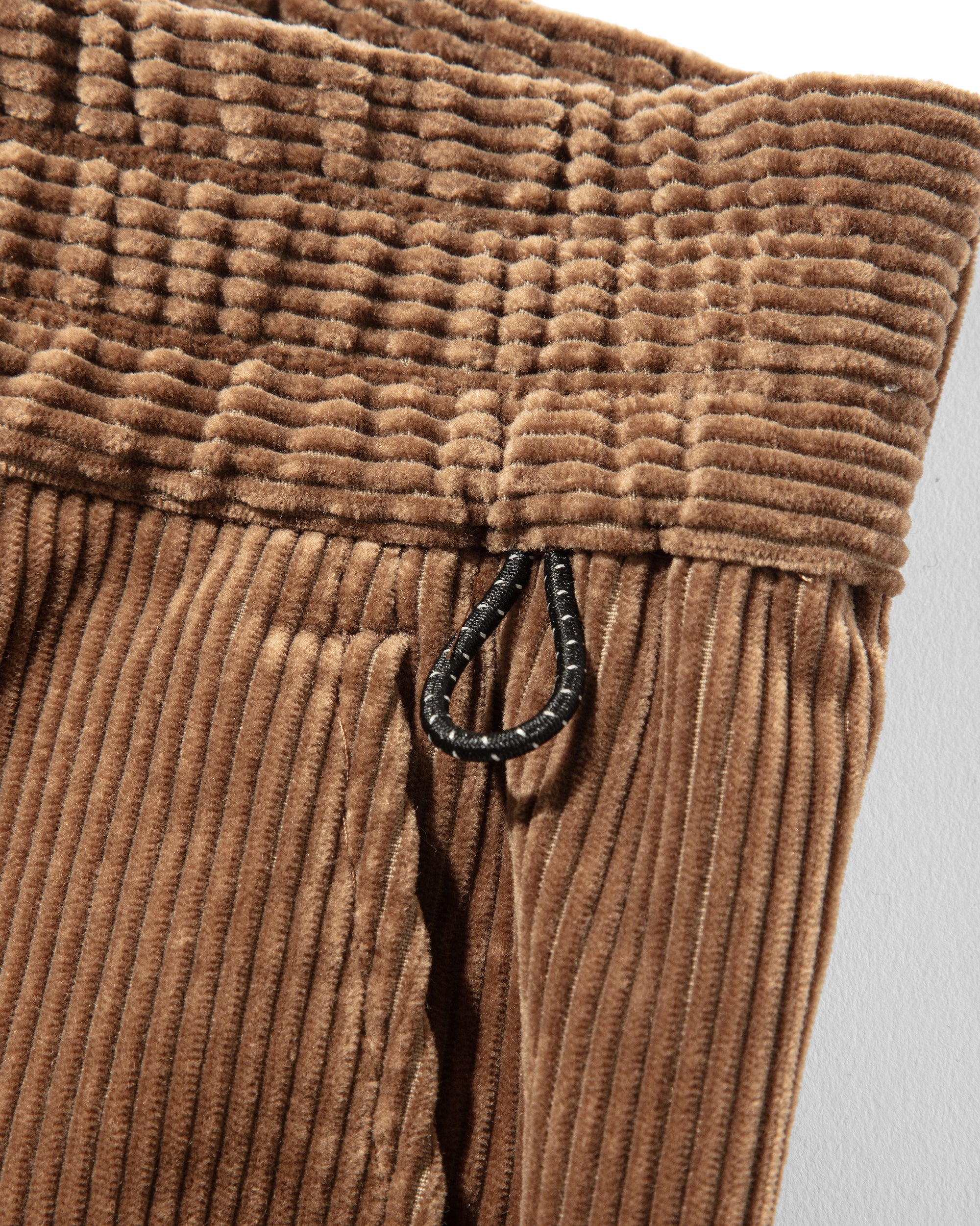 WOOL CORDUROY MASSIVE TWISTED PANTS