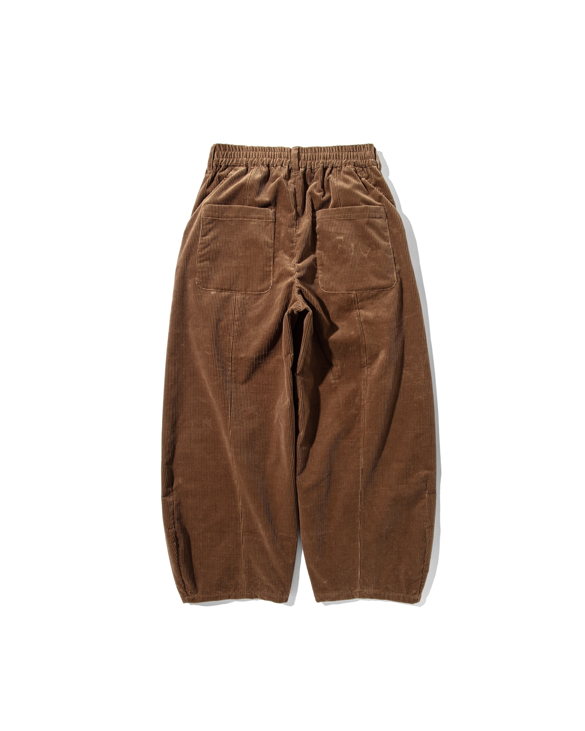 WOOL CORDUROY MASSIVE TWISTED PANTS