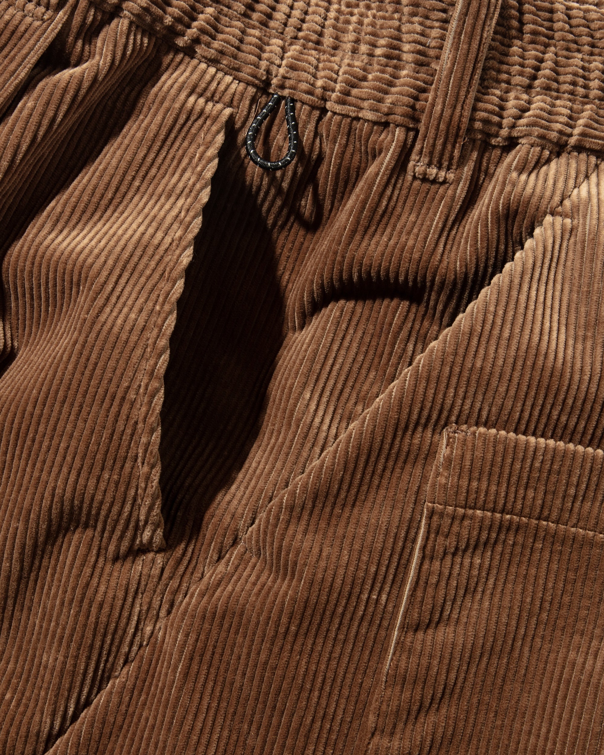 WOOL CORDUROY MASSIVE TWISTED PANTS