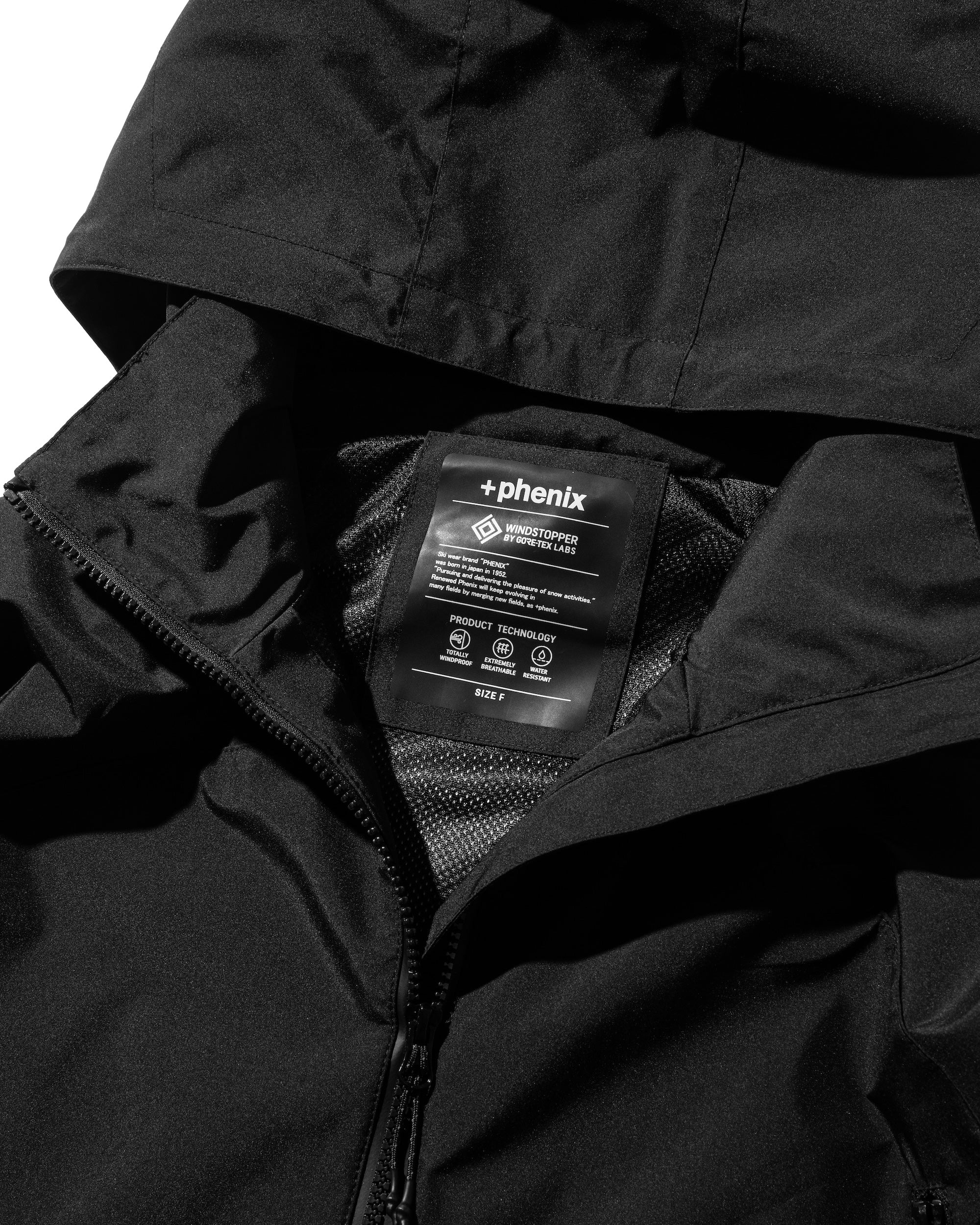 +phenix WINDSTOPPER® by GORE-TEX LABS CITY MILITARY JACKET (BLACK)