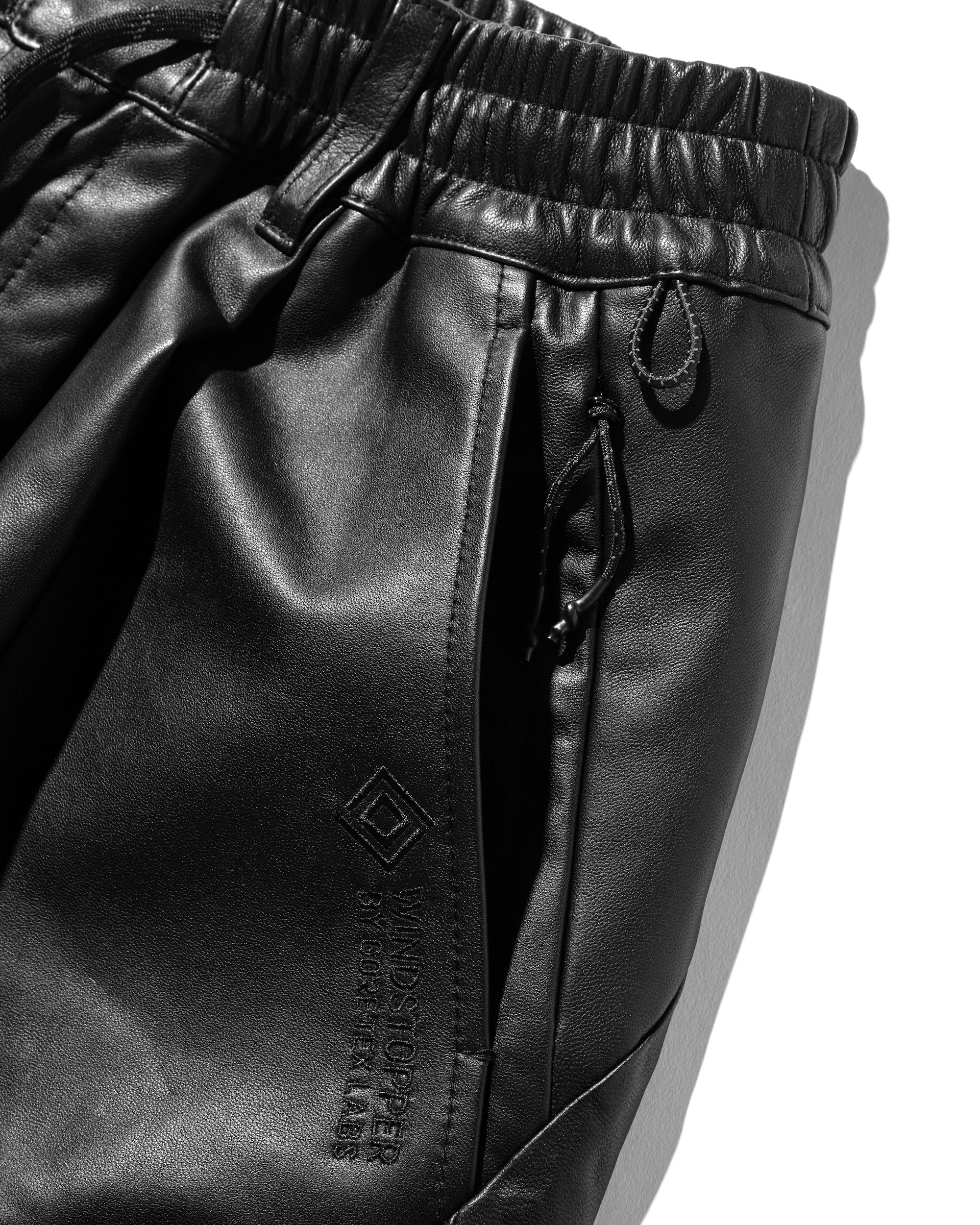 【2.5 WED 20:00- IN STOCK】+phenix WINDSTOPPER® by GORE-TEX LABS LEATHER MASSIVE TWISTED PANTS