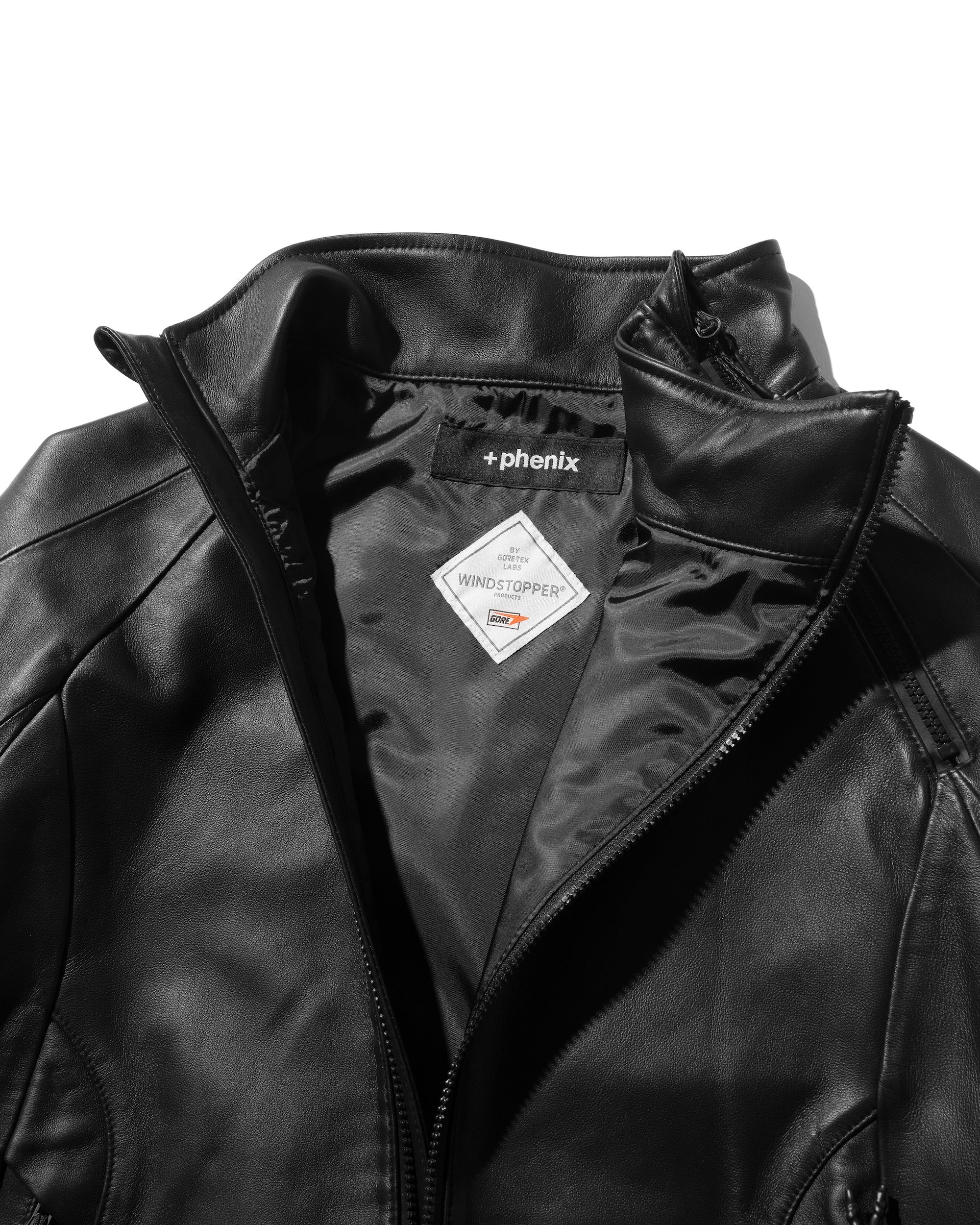 【2.5 WED 20:00- IN STOCK】+phenix WINDSTOPPER® by GORE-TEX LABS LEATHER CITY SIDEWINDER JACKET