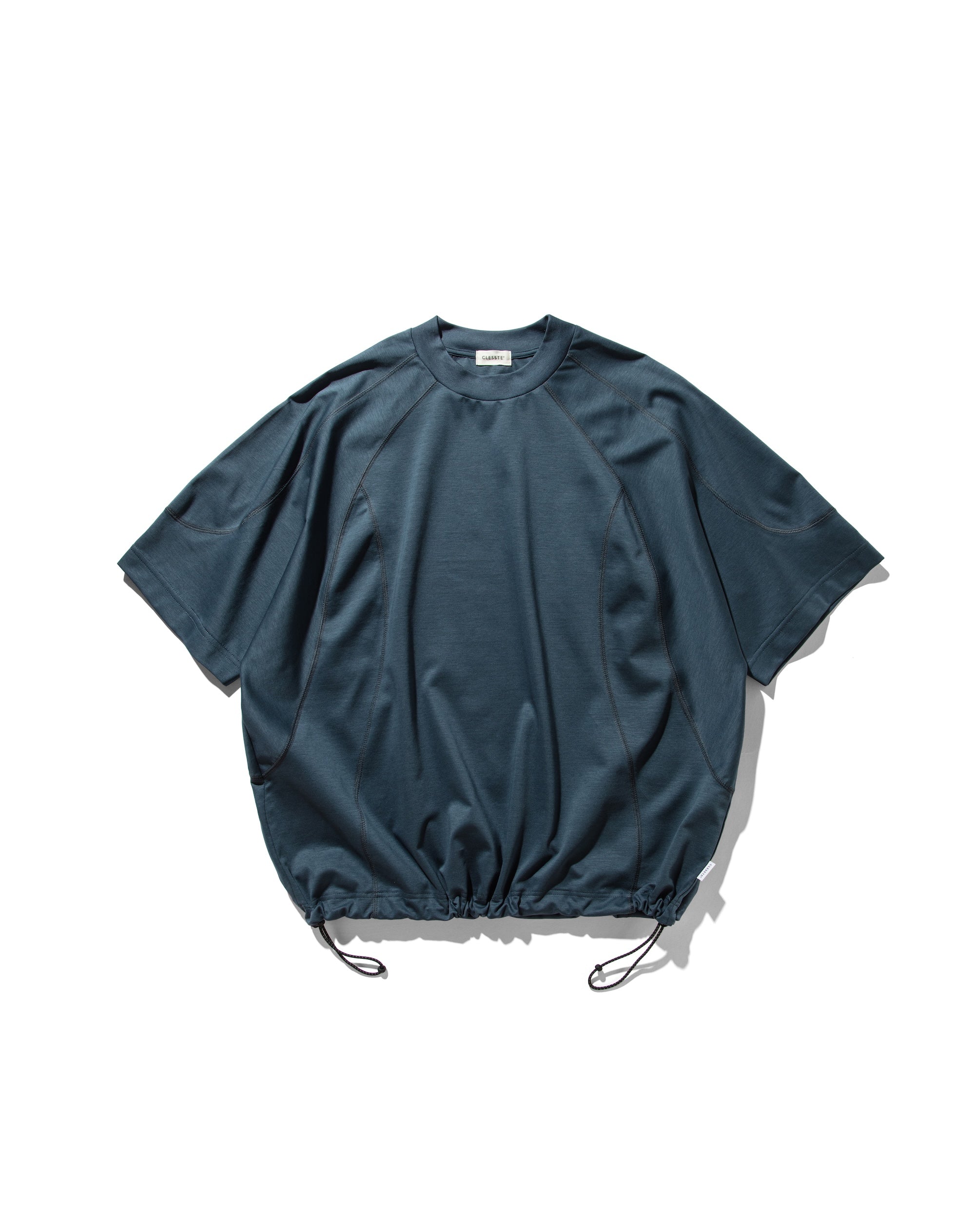 FUTURE T-SHIRT WITH DRAWSTRINGS (BLUE×GRAY)
