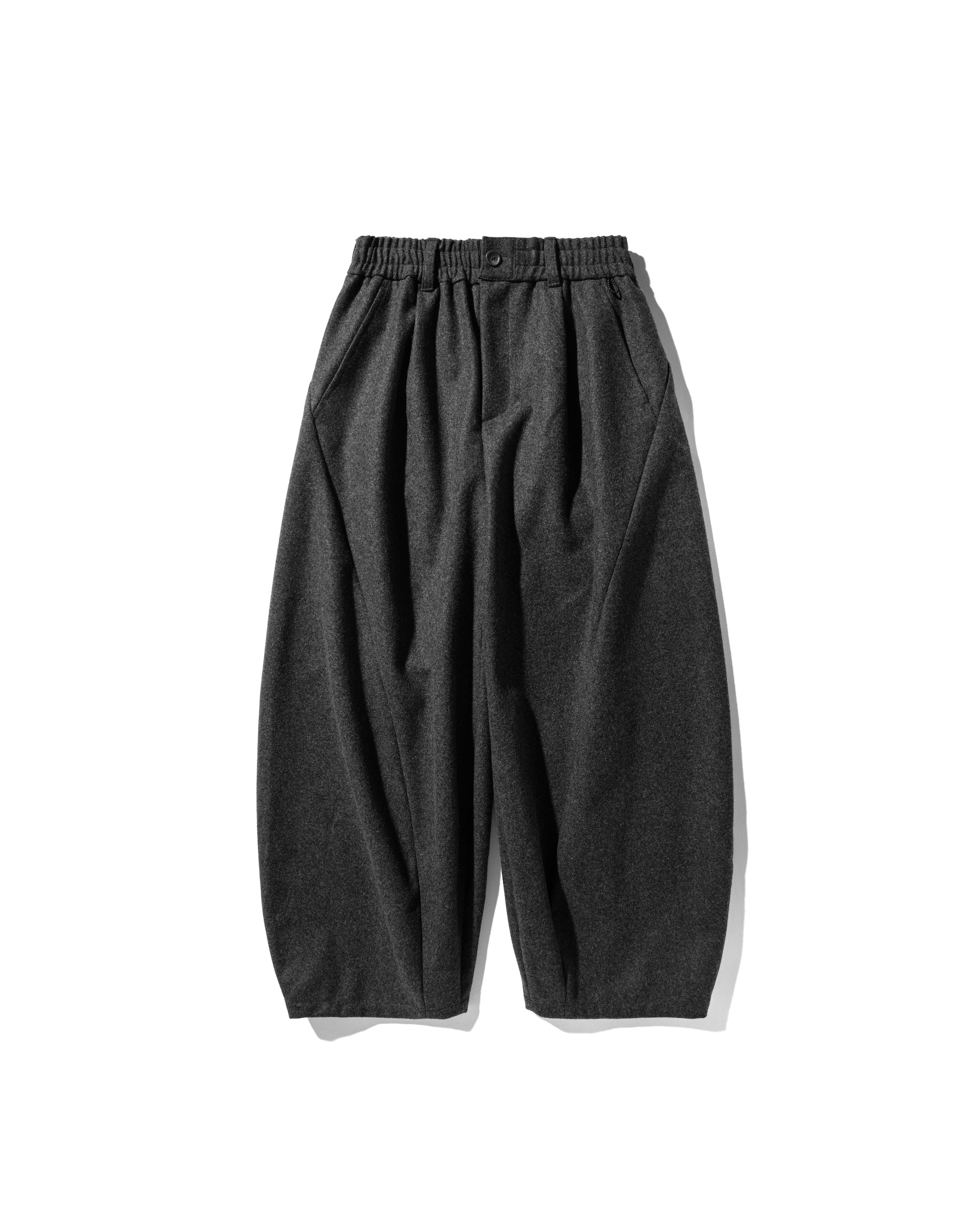 【12.18 WED 20:00- IN STOCK】WOOL MELTON MASSIVE TWISTED PANTS