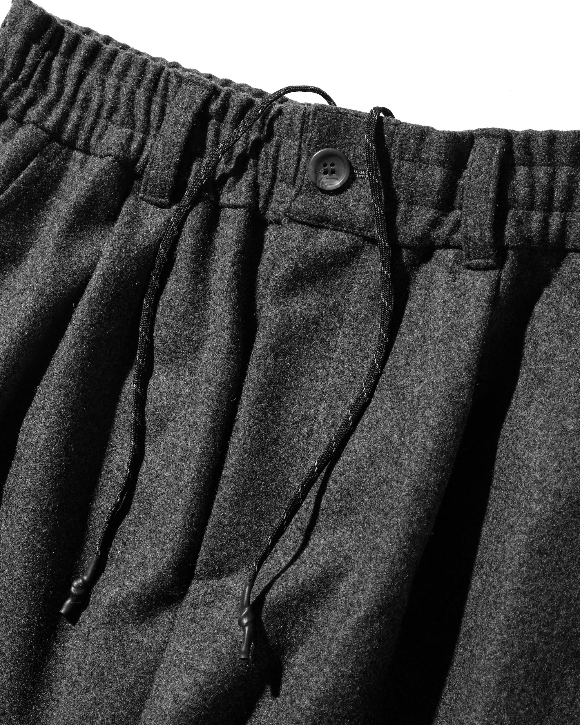 【12.18 WED 20:00- IN STOCK】WOOL MELTON MASSIVE TWISTED PANTS