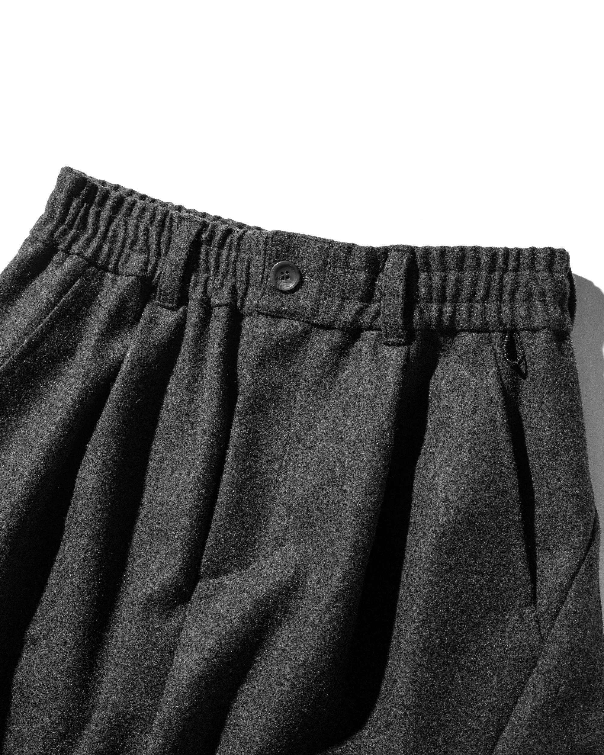 【12.18 WED 20:00- IN STOCK】WOOL MELTON MASSIVE TWISTED PANTS