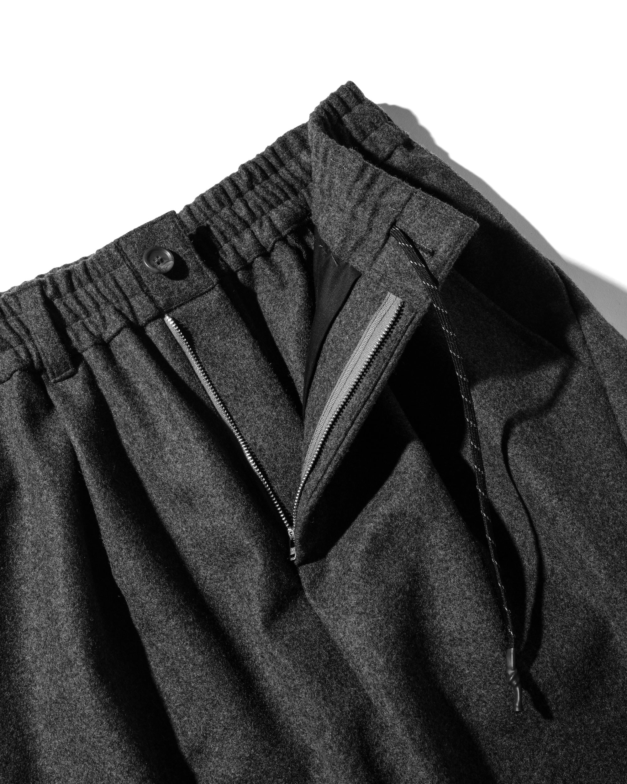 【12.18 WED 20:00- IN STOCK】WOOL MELTON MASSIVE TWISTED PANTS