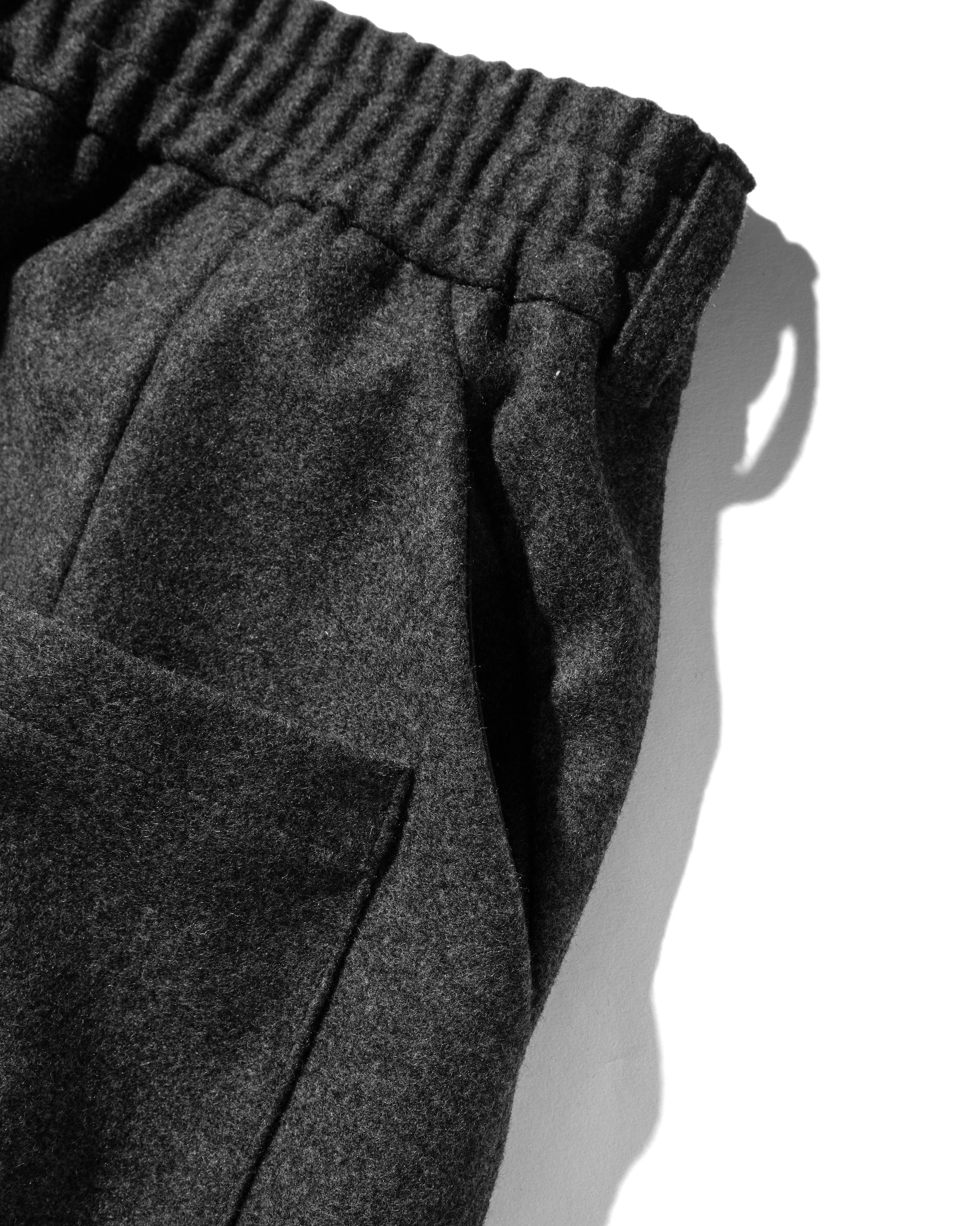 【12.18 WED 20:00- IN STOCK】WOOL MELTON MASSIVE TWISTED PANTS