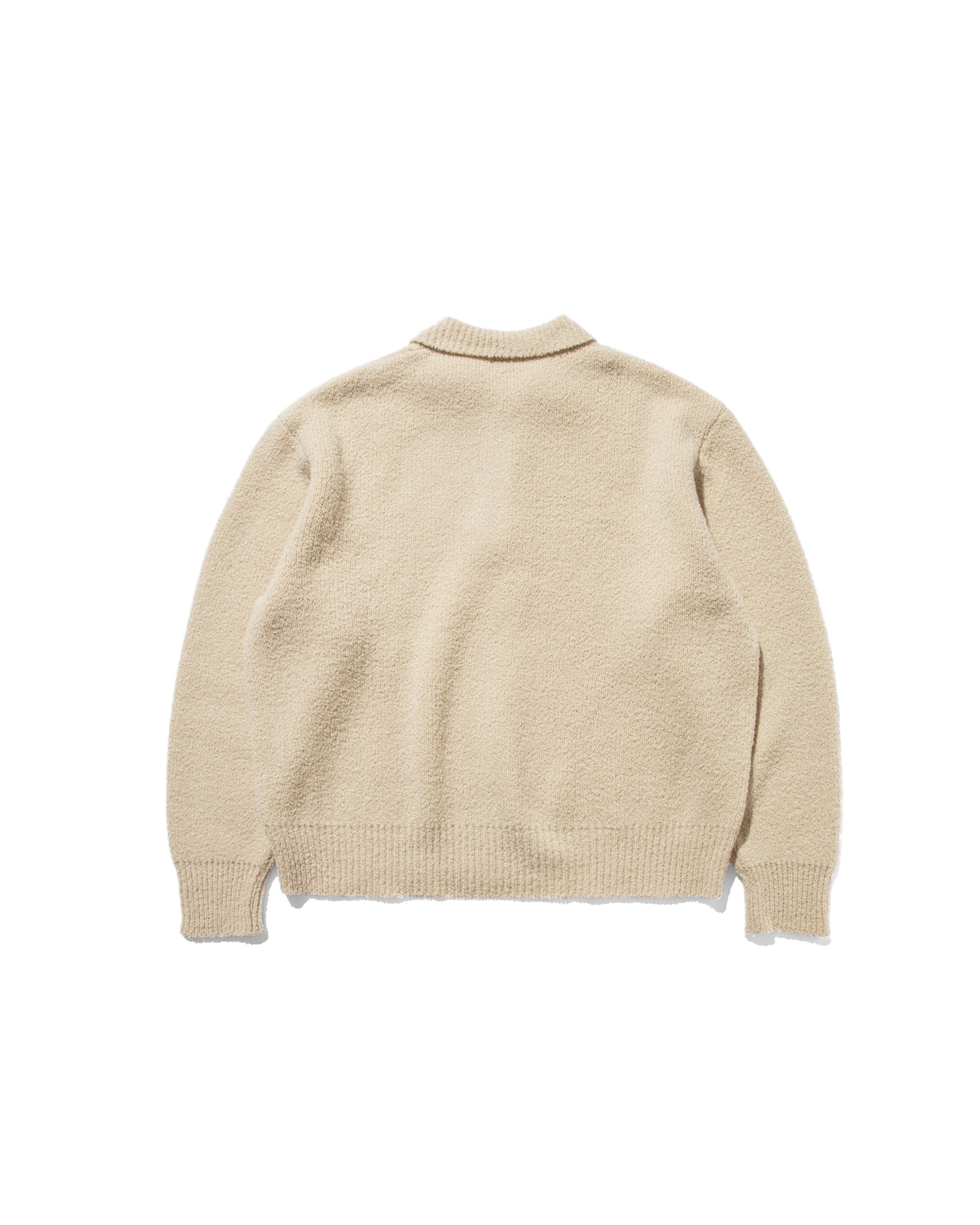 SLUB PILE KNIT POLO