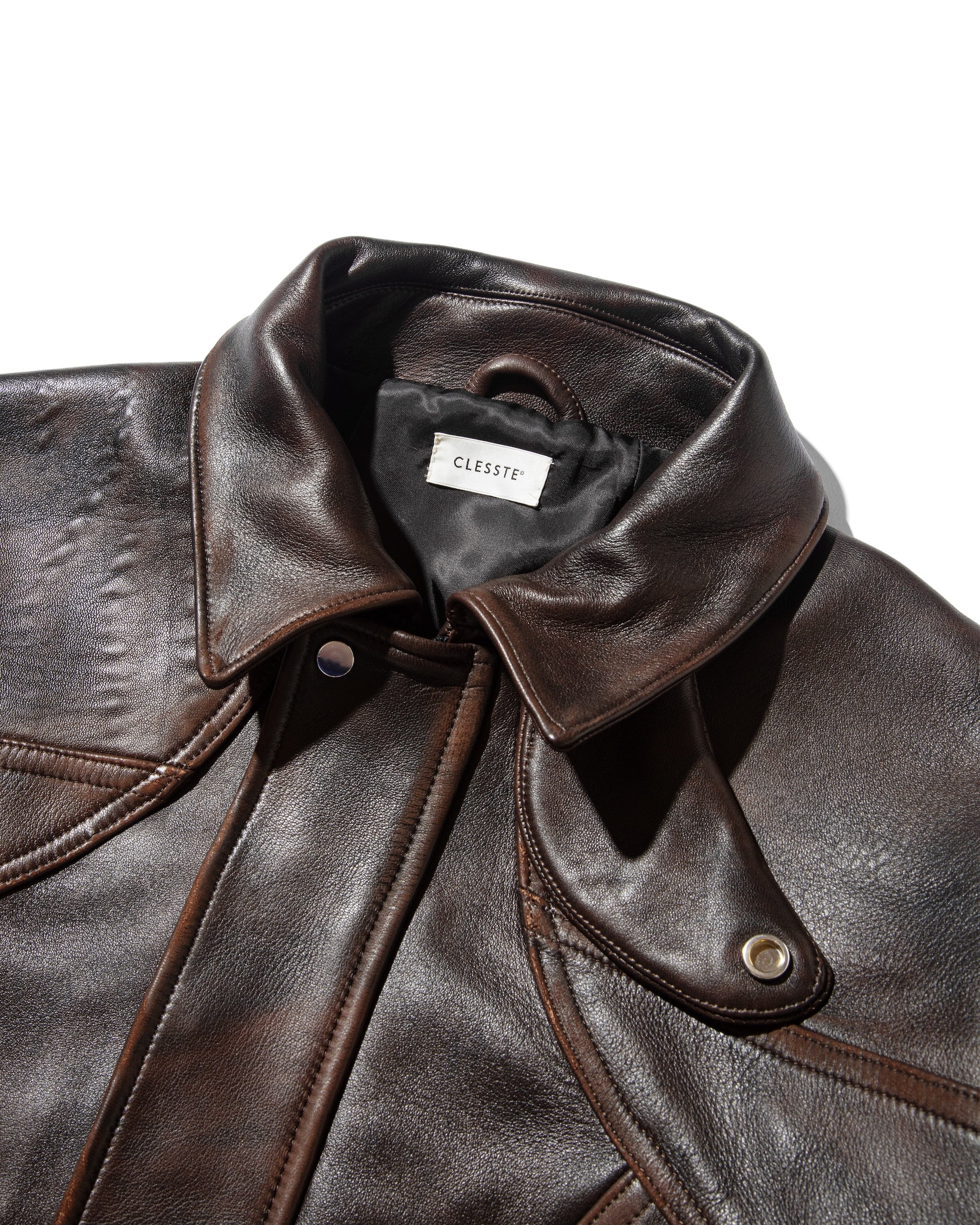 【1.4 SAT 20:00- IN STOCK】 VINTAGE LEATHER FUTURE JACKET