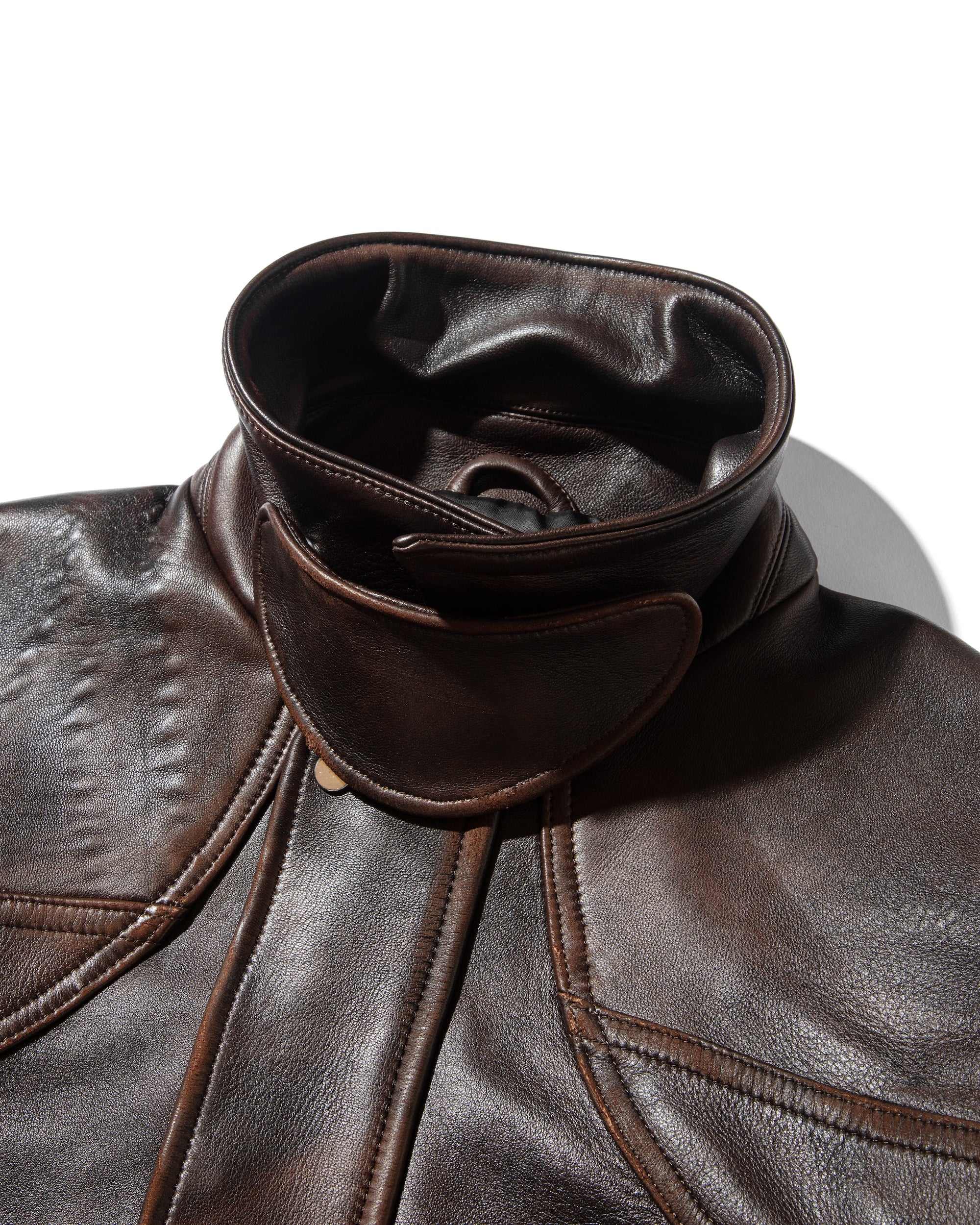 【1.4 SAT 20:00- IN STOCK】 VINTAGE LEATHER FUTURE JACKET