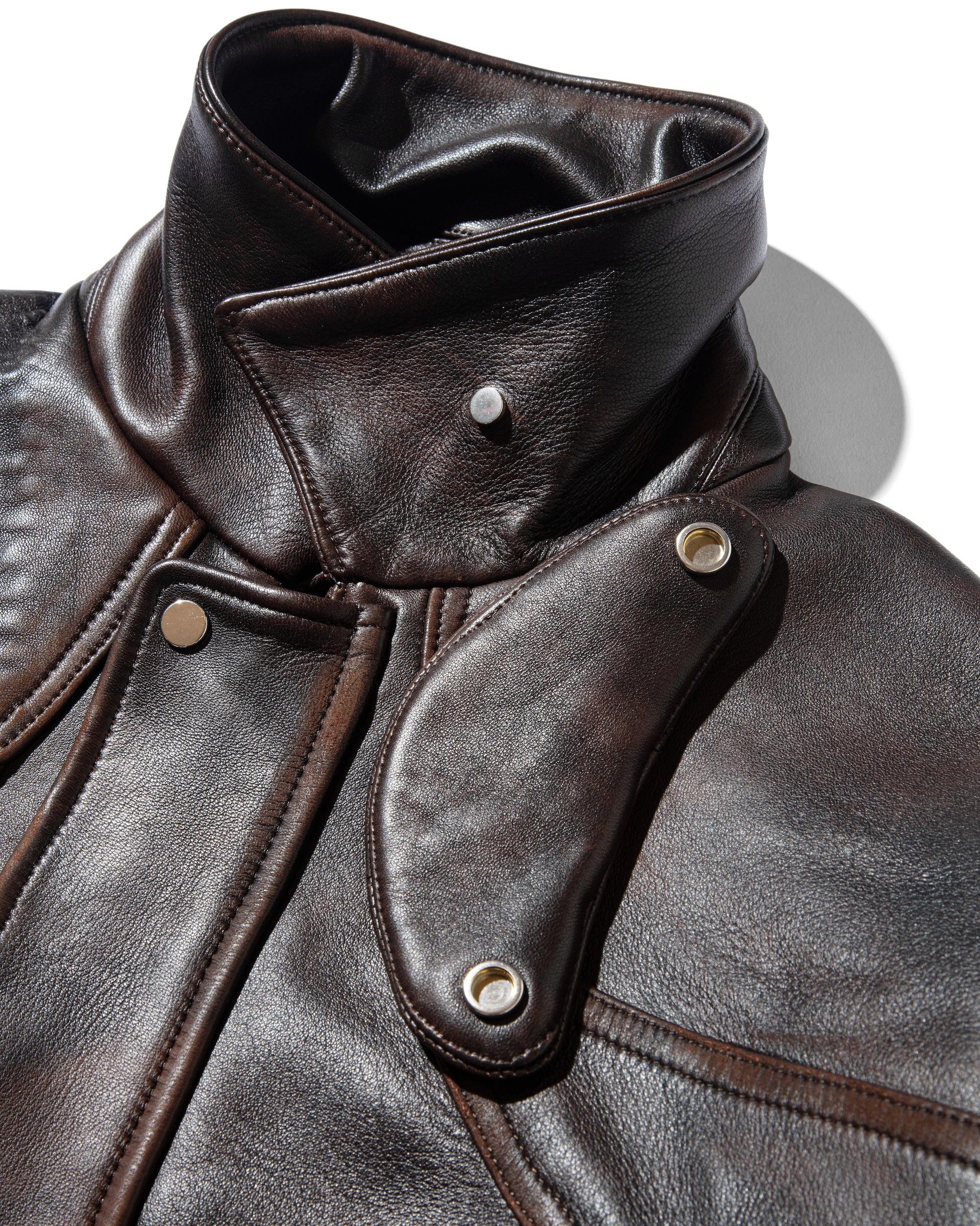 【1.4 SAT 20:00- IN STOCK】 VINTAGE LEATHER FUTURE JACKET