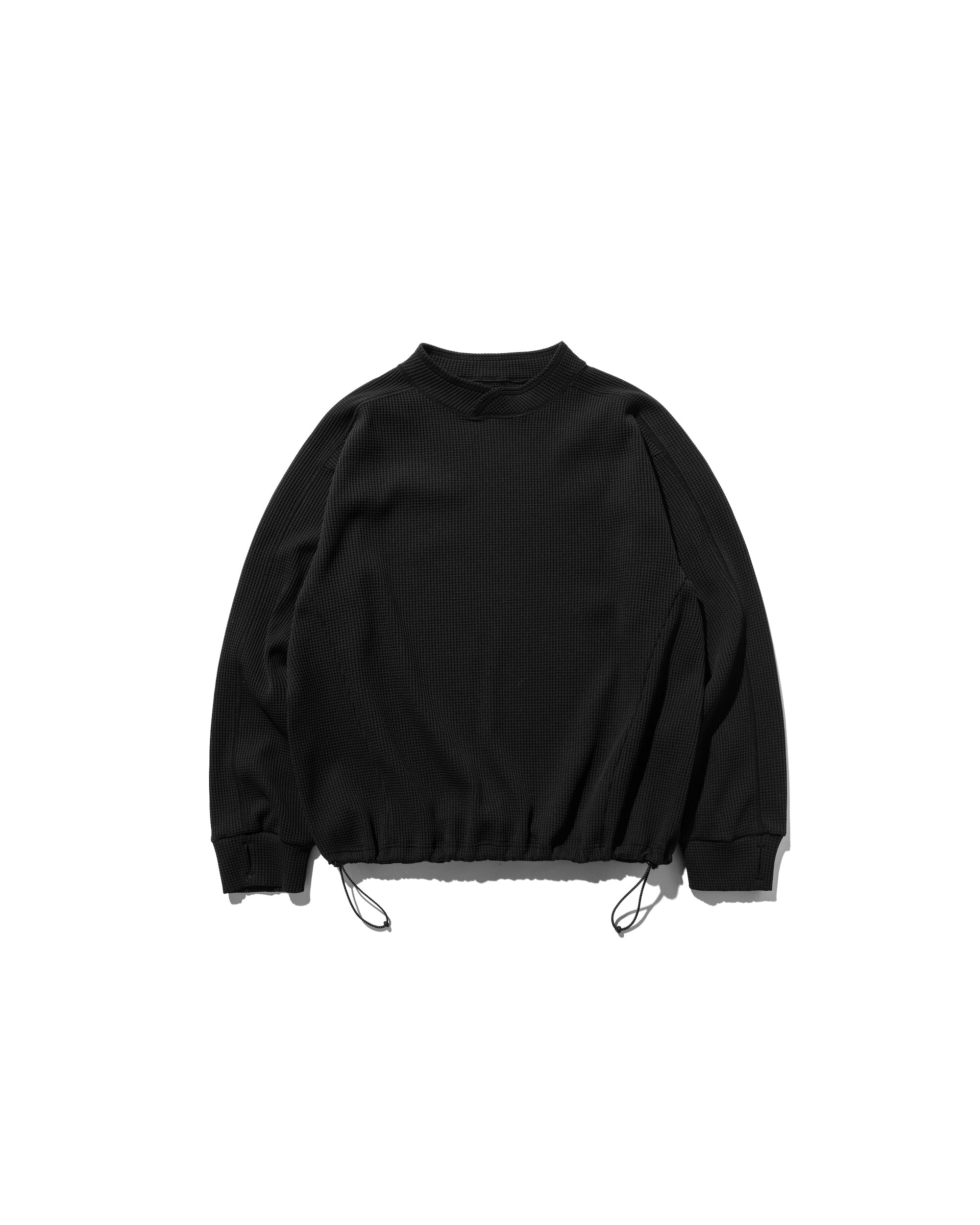 【3.5 WED 20:00- IN STOCK】CITY LIGHT THERMAL PULLOVER (BLACK)