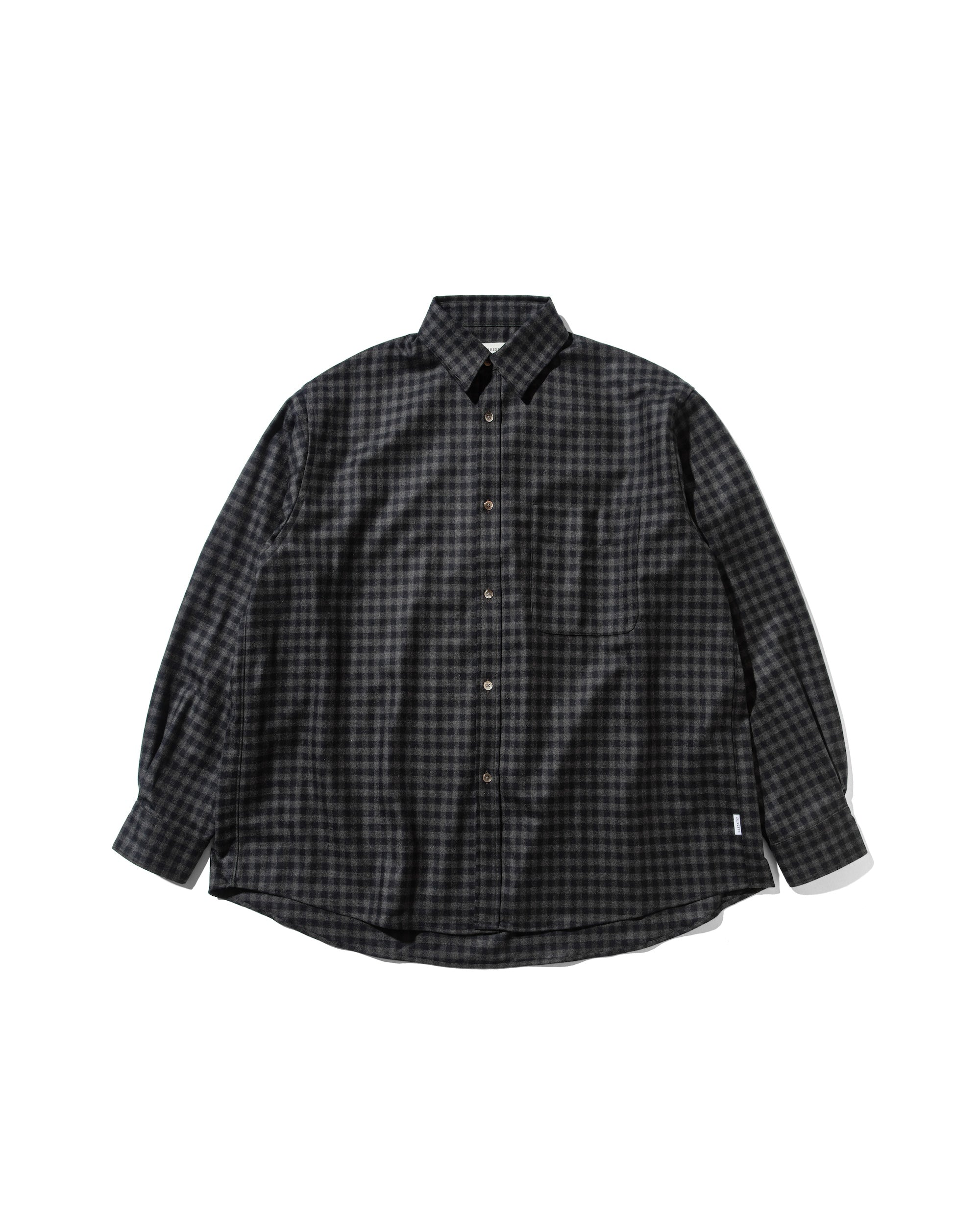 【10.17 THU 20:00- IN STOCK】LIGHT WOOL PLAID SHIRT