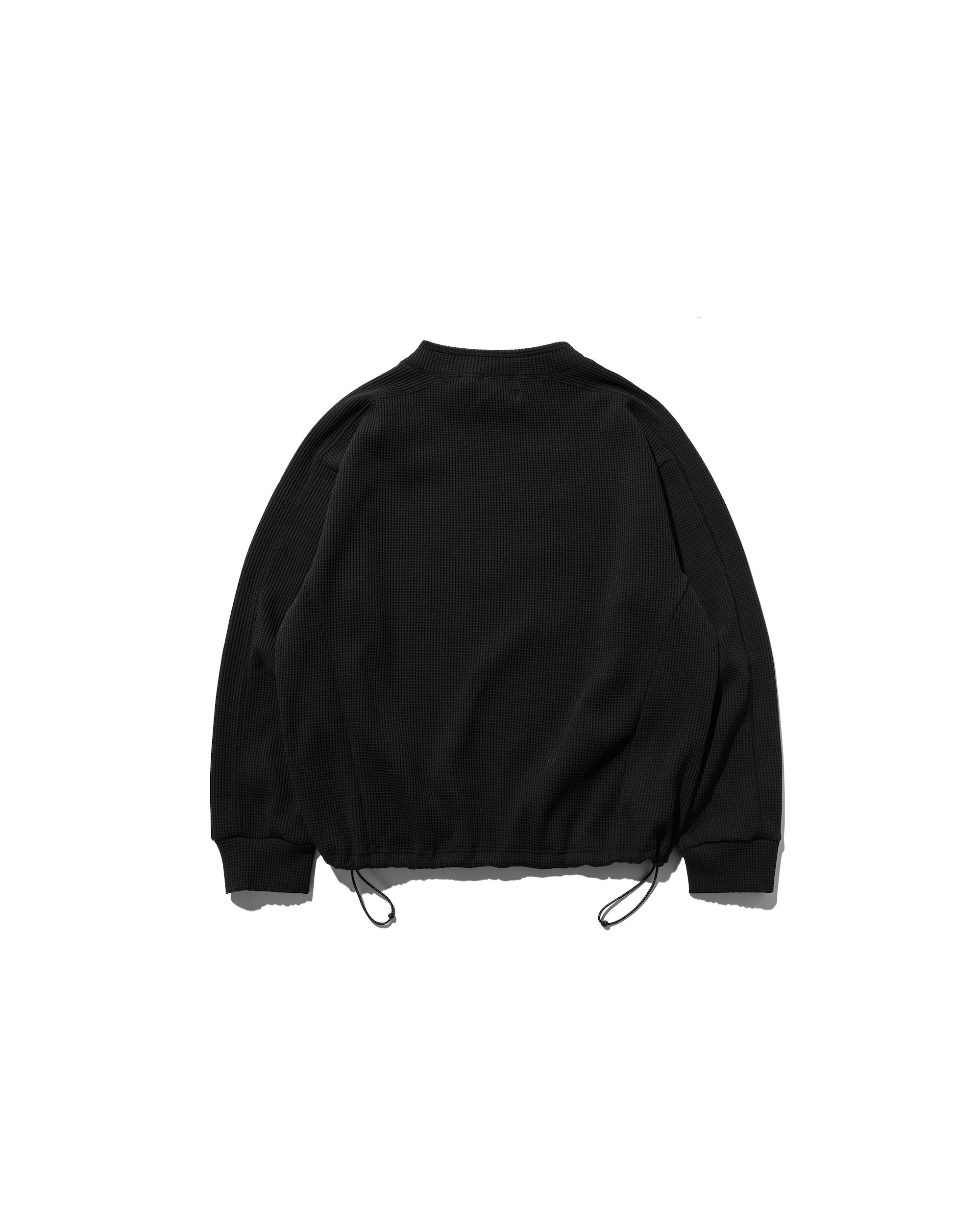 【3.5 WED 20:00- IN STOCK】CITY LIGHT THERMAL PULLOVER (BLACK)