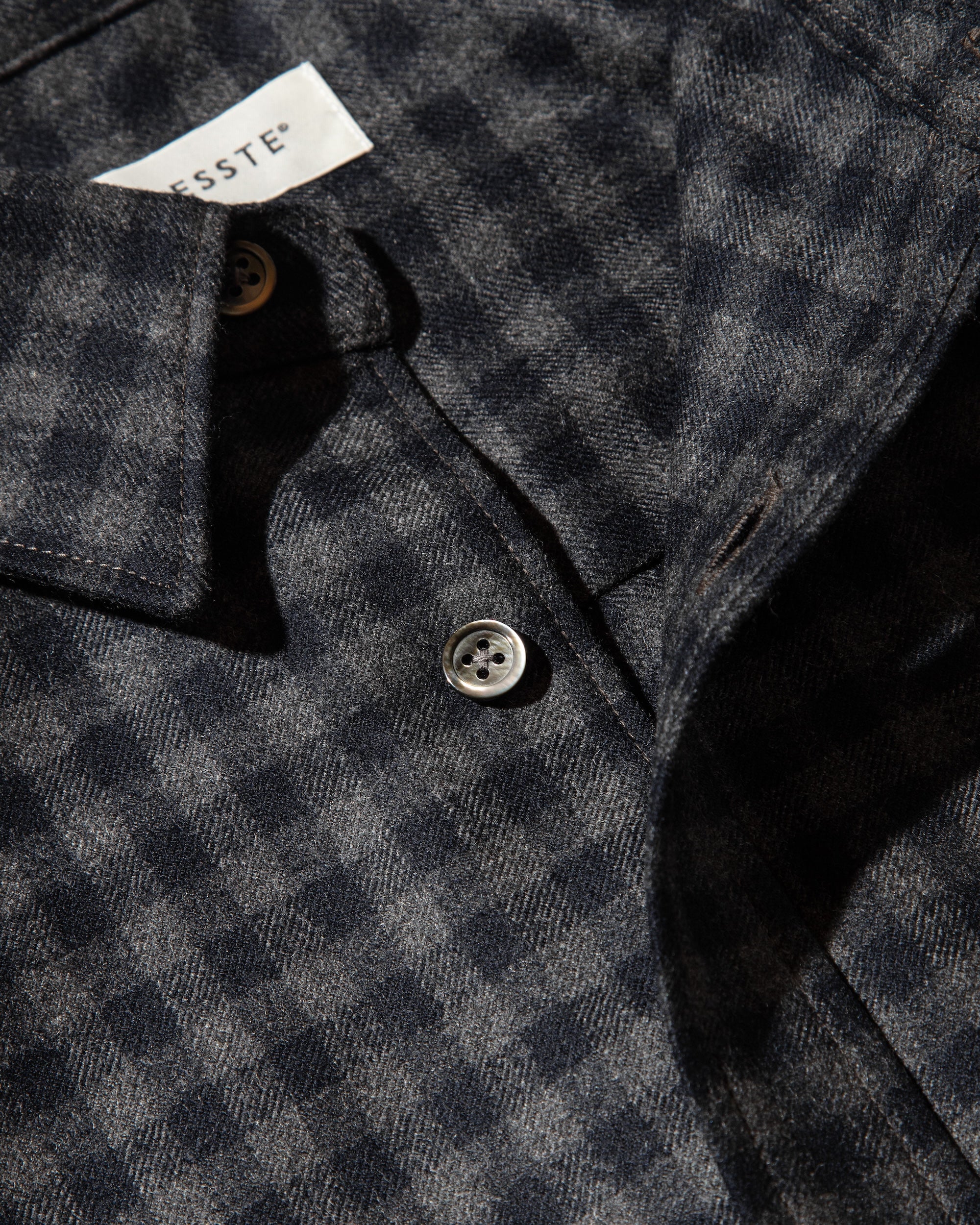 【10.17 THU 20:00- IN STOCK】LIGHT WOOL PLAID SHIRT