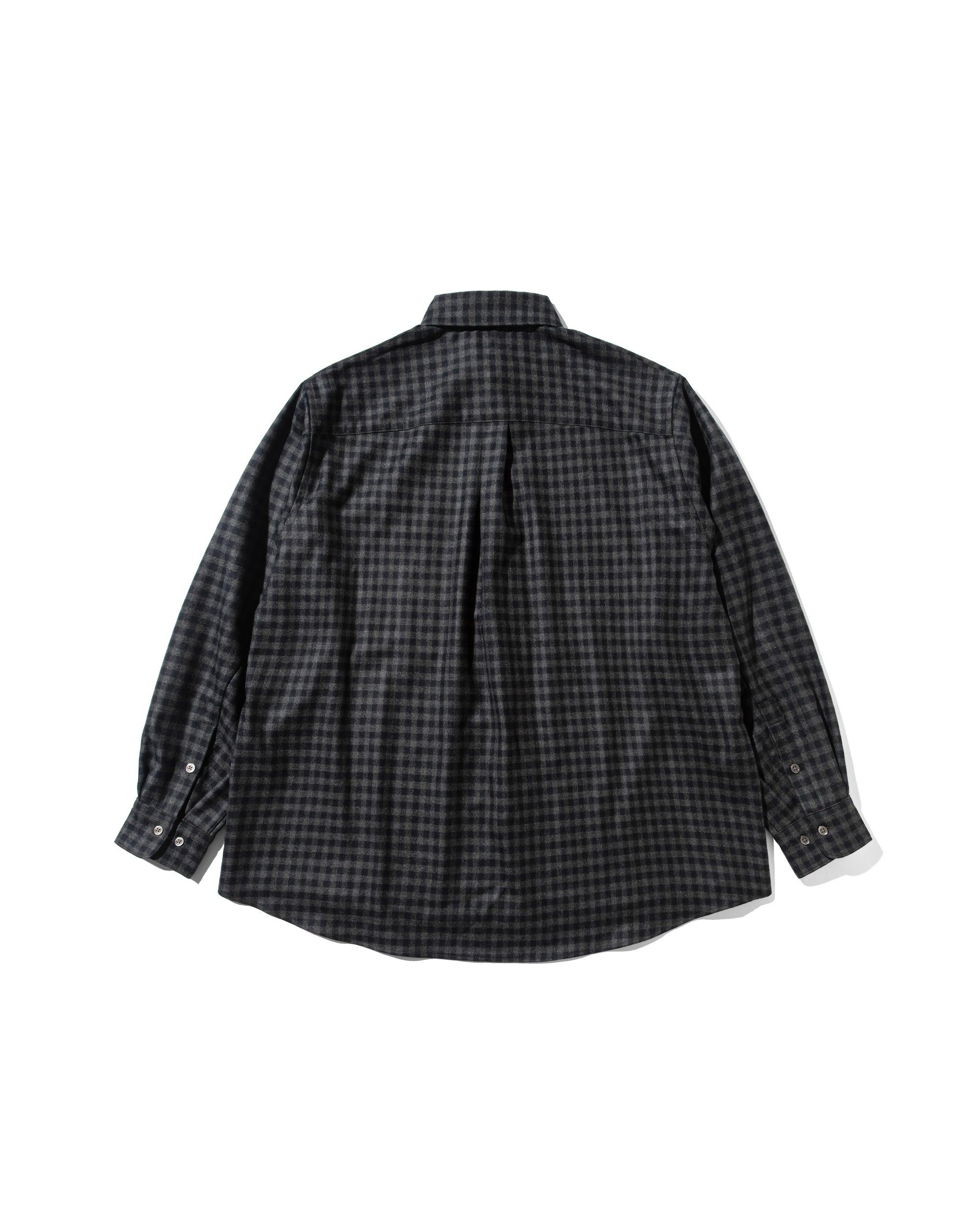 【10.17 THU 20:00- IN STOCK】LIGHT WOOL PLAID SHIRT